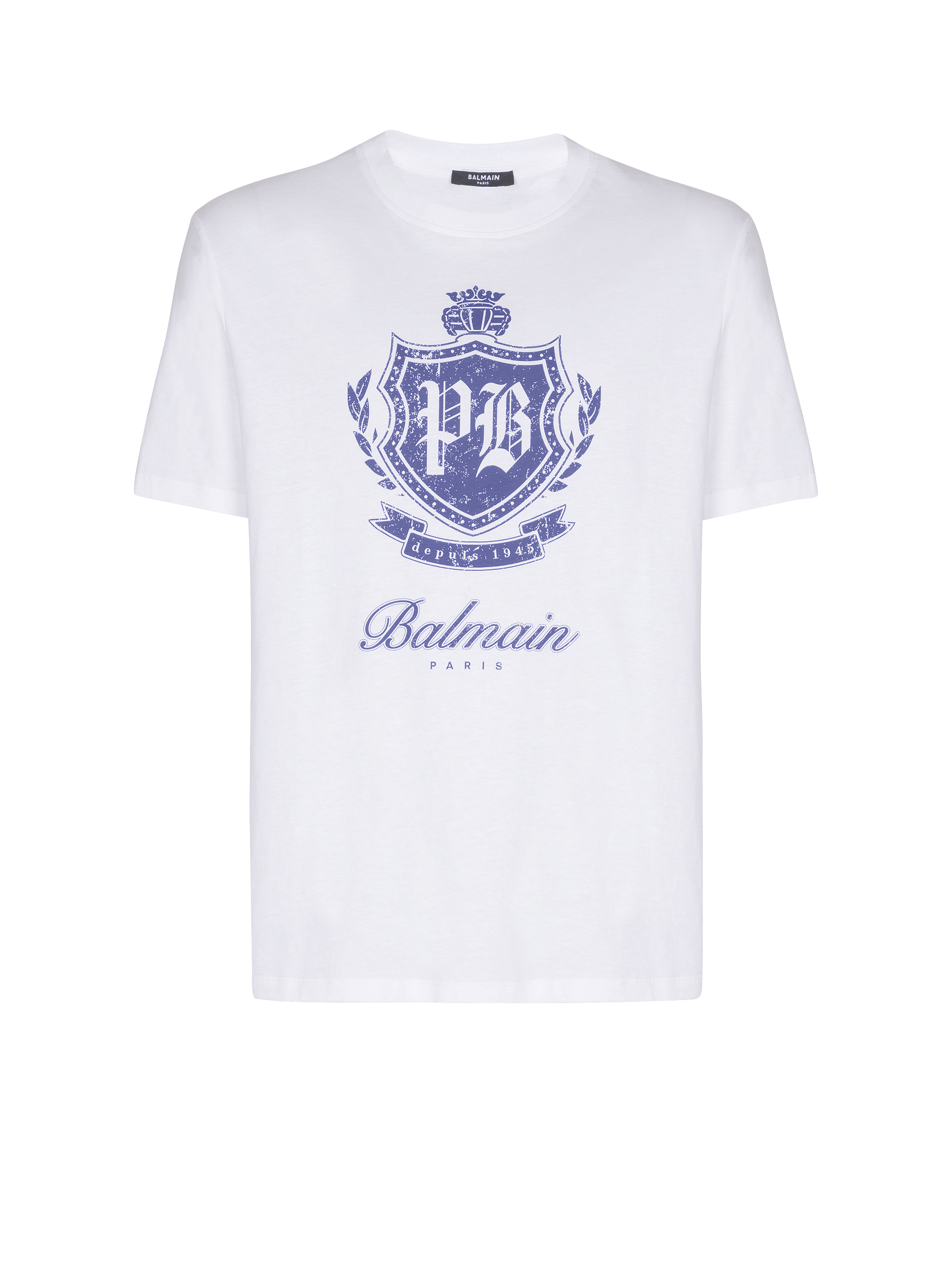 Short-sleeved T-shirt with College Emblem print