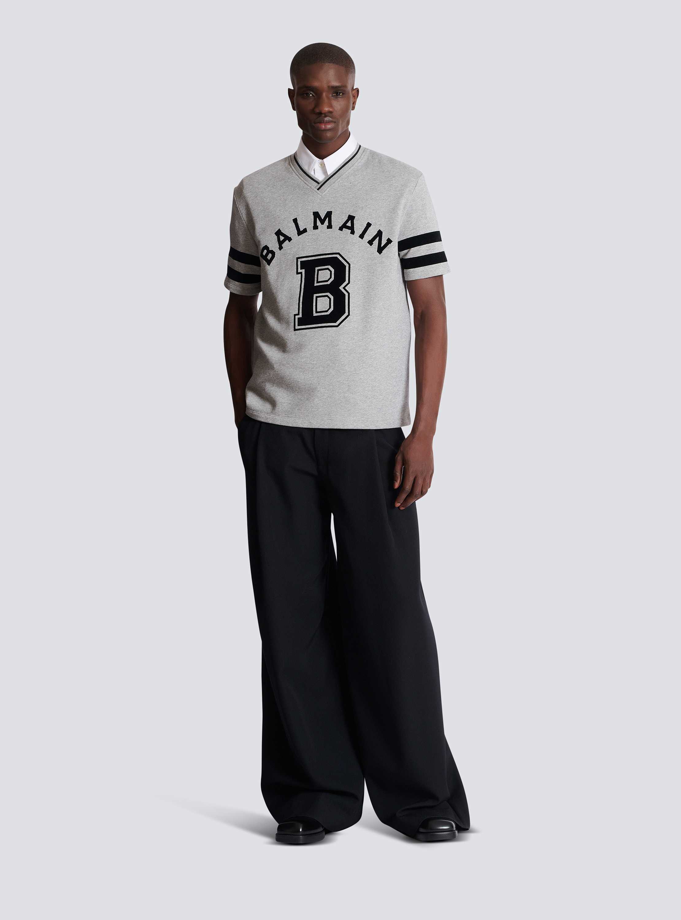 【美品】BALMAIN バルマン ドレープカットソー BALMAIN】ドレープカットソー - ブティック パフェットの