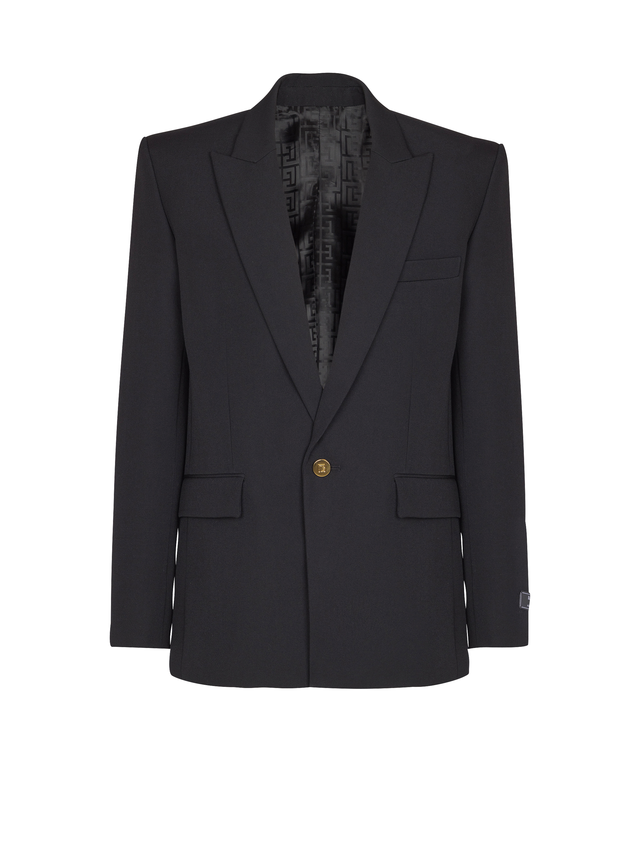 Grain de poudre wool 1-button jacket
