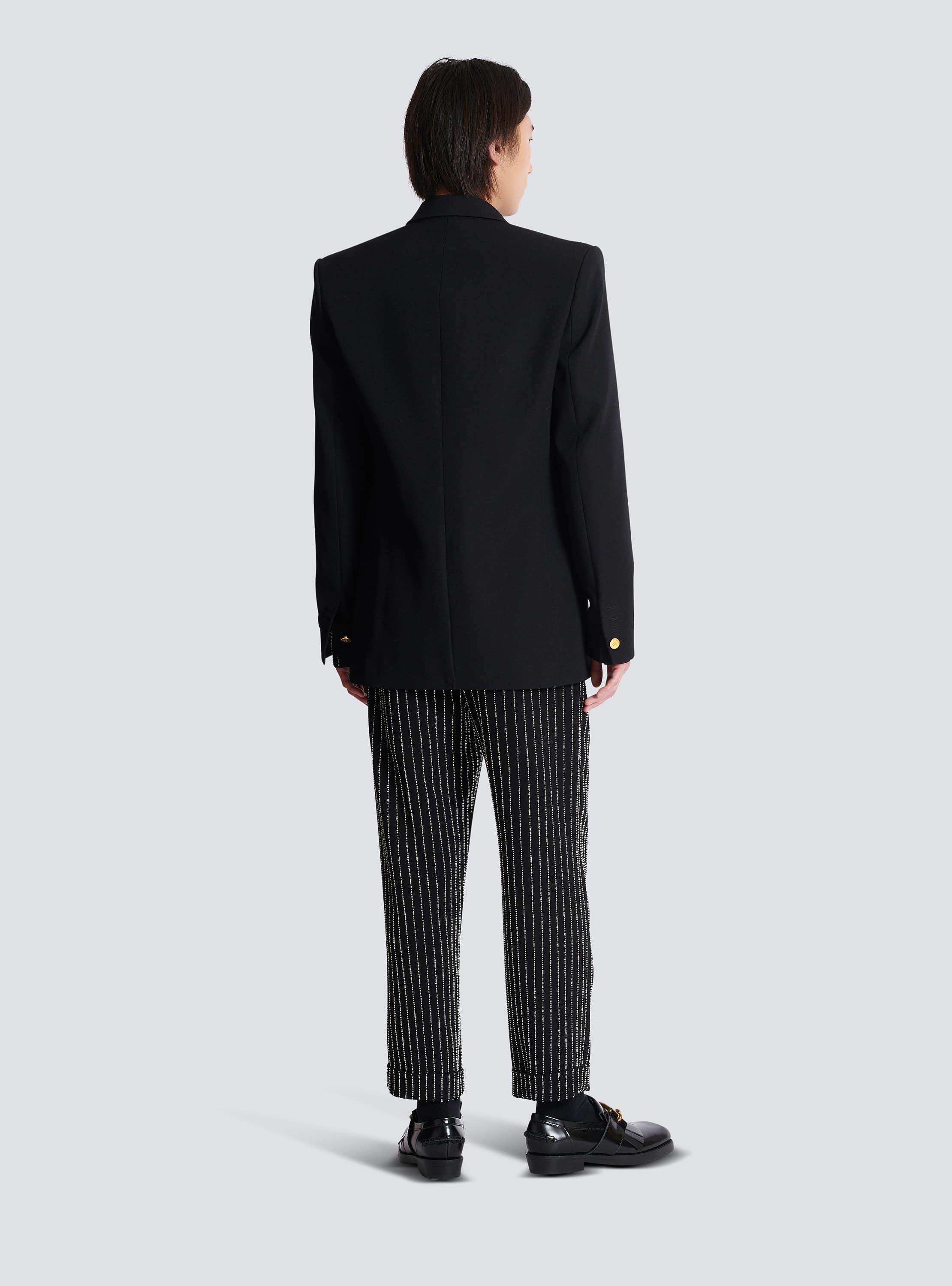 Grain de poudre wool 1-button jacket