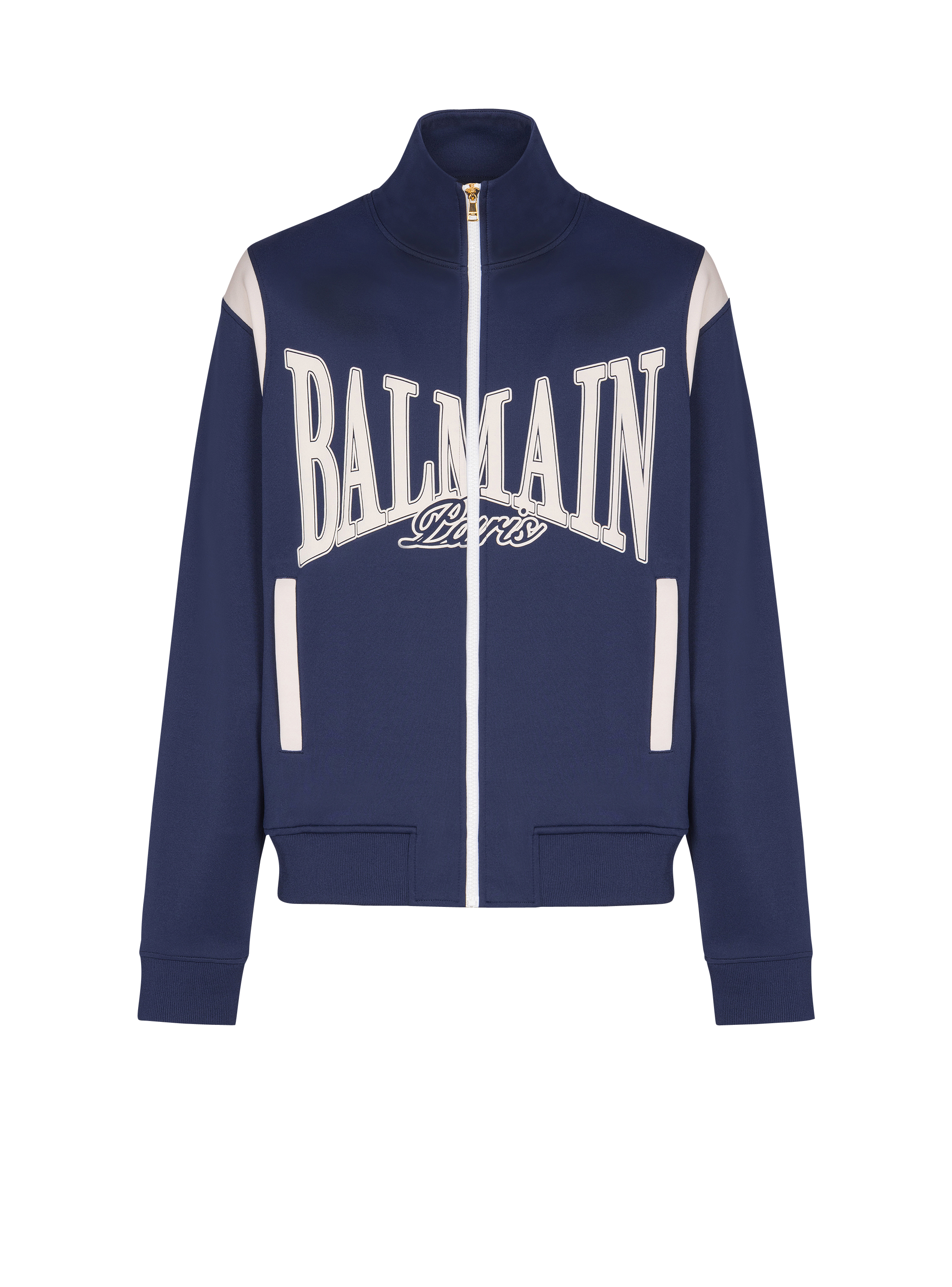 Balmain College zipped tracksuit jacket