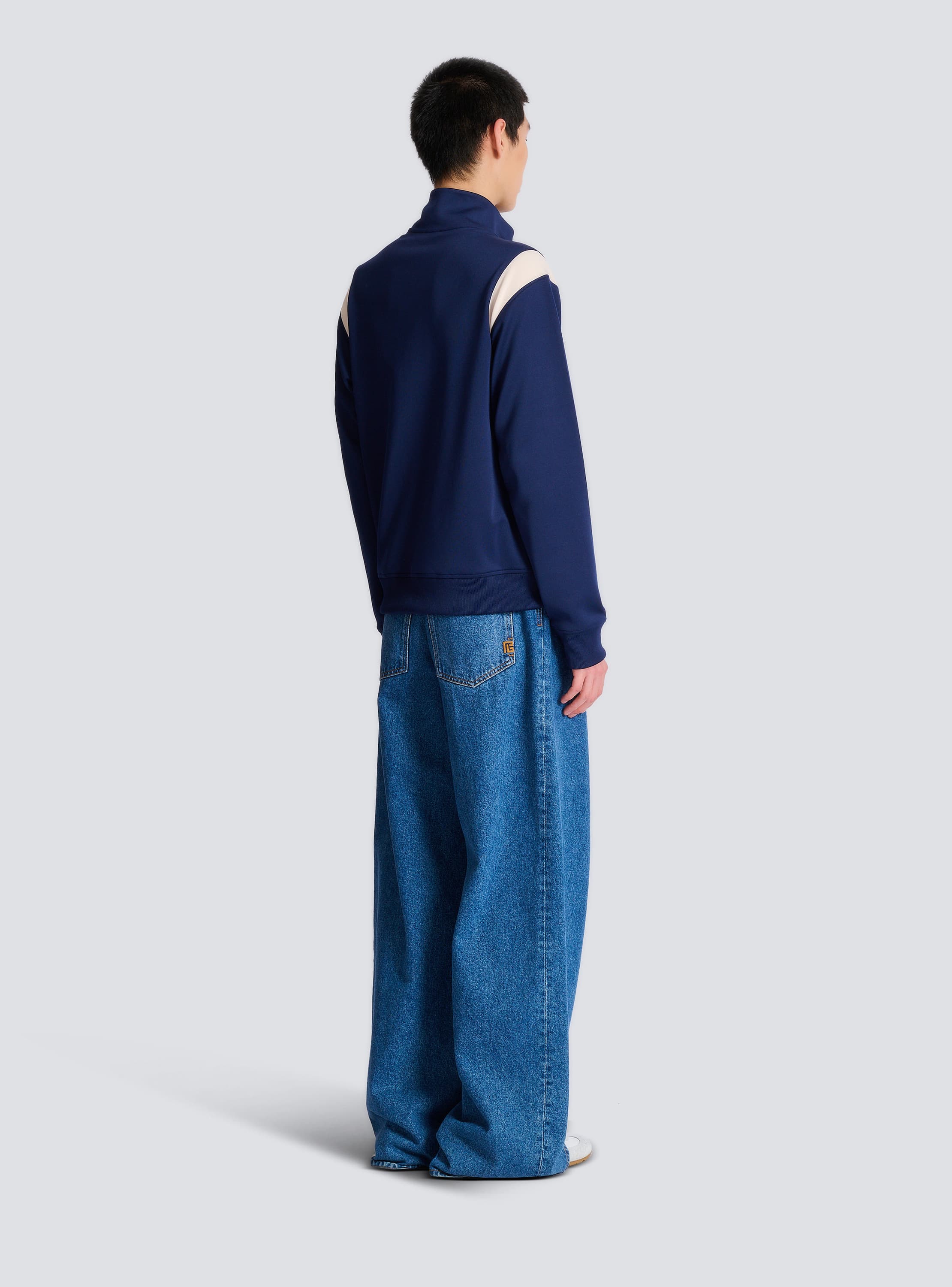 Balmain College zipped tracksuit jacket