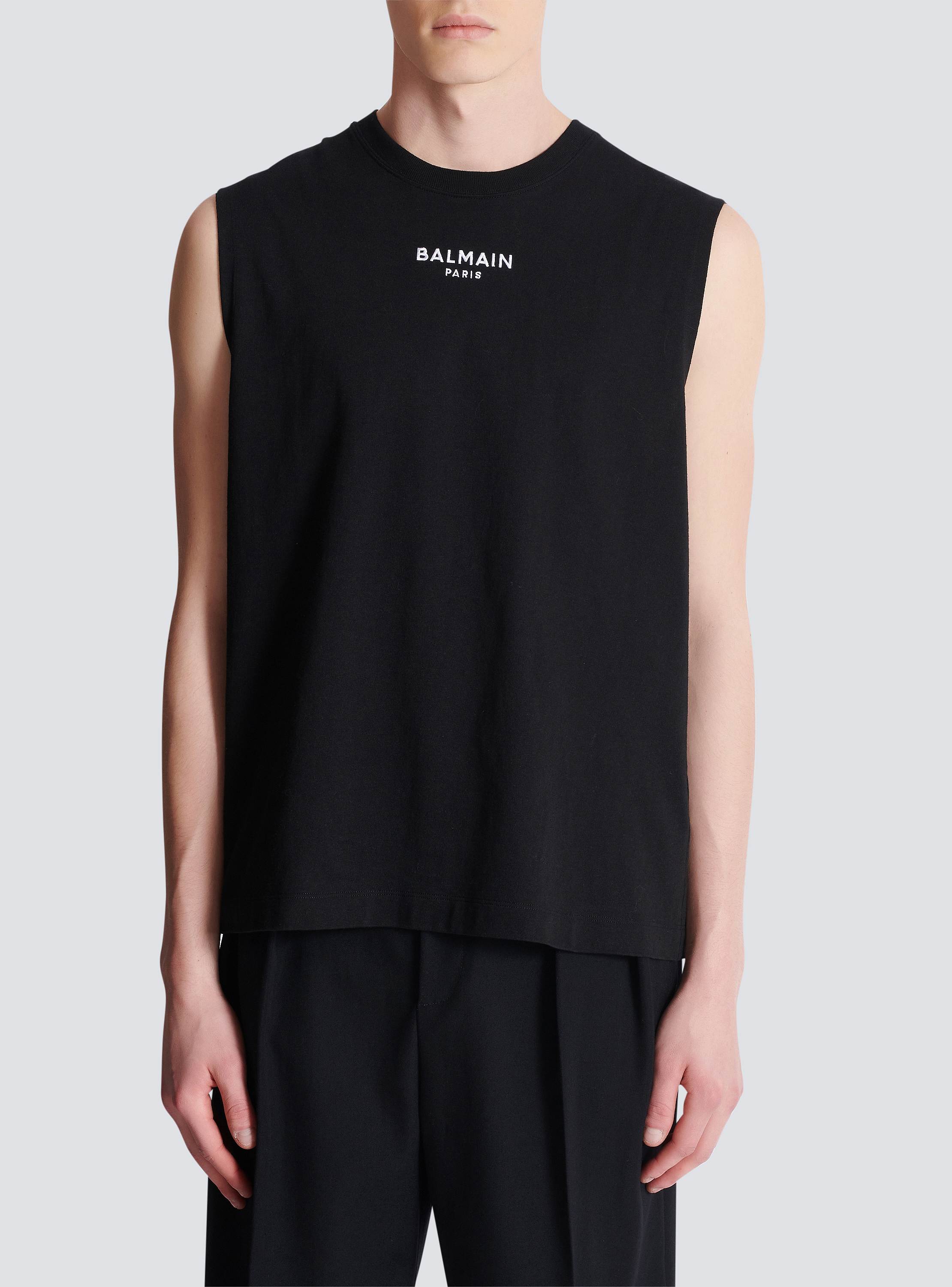 Balmain Paris embroidered vest top - Men | BALMAIN