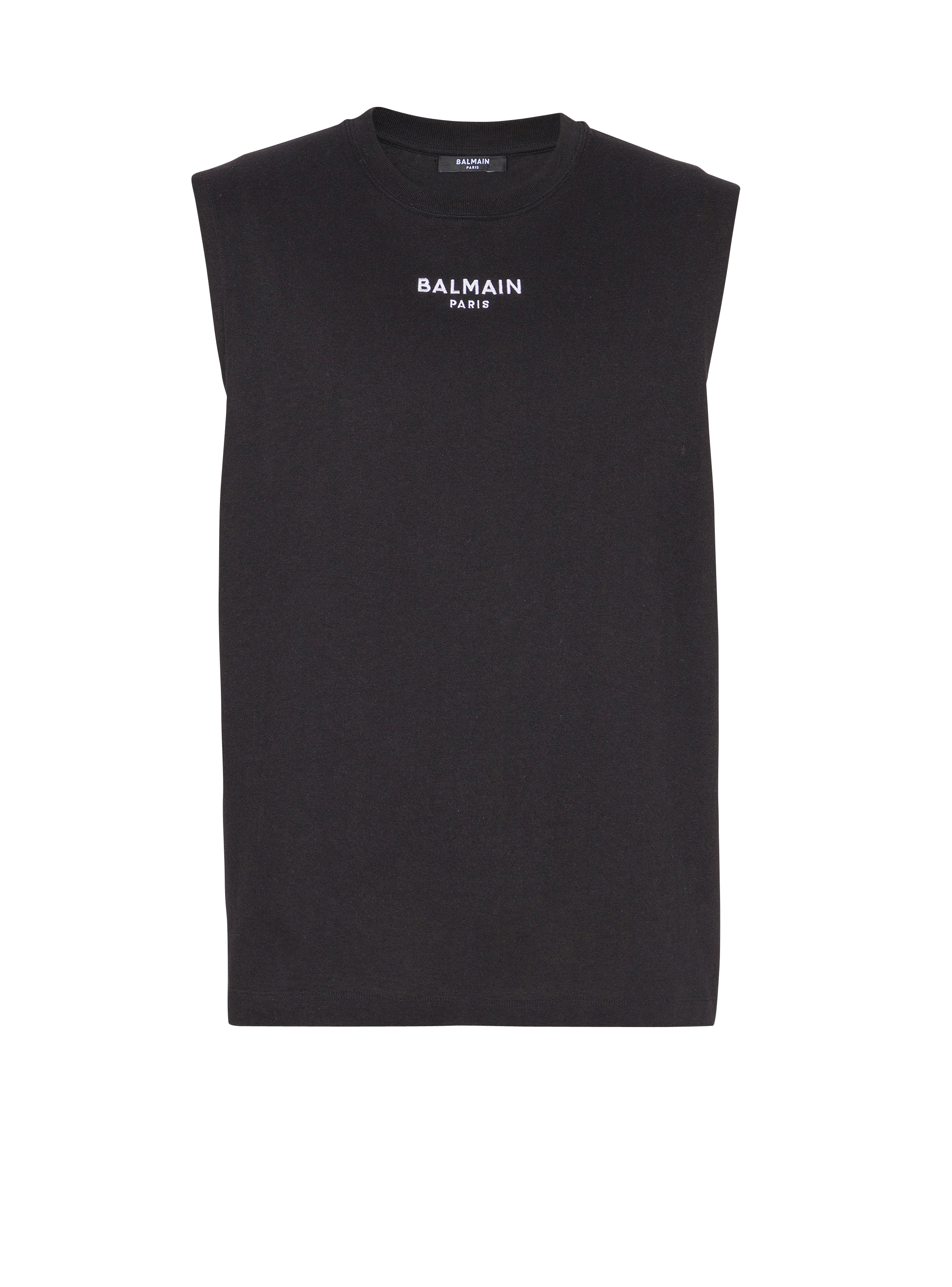 Balmain Paris embroidered vest top