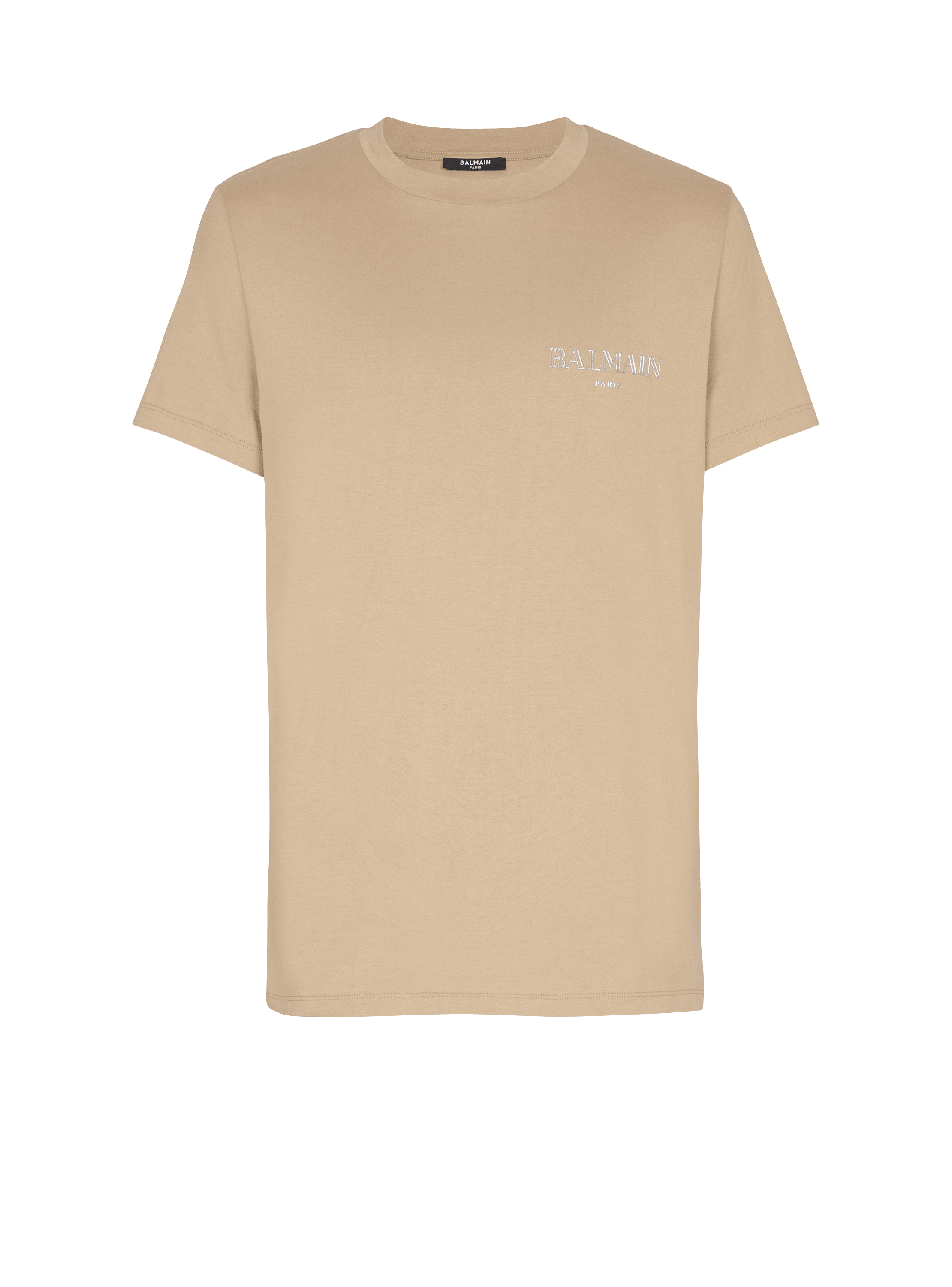 T-shirt with vintage gel Balmain logo