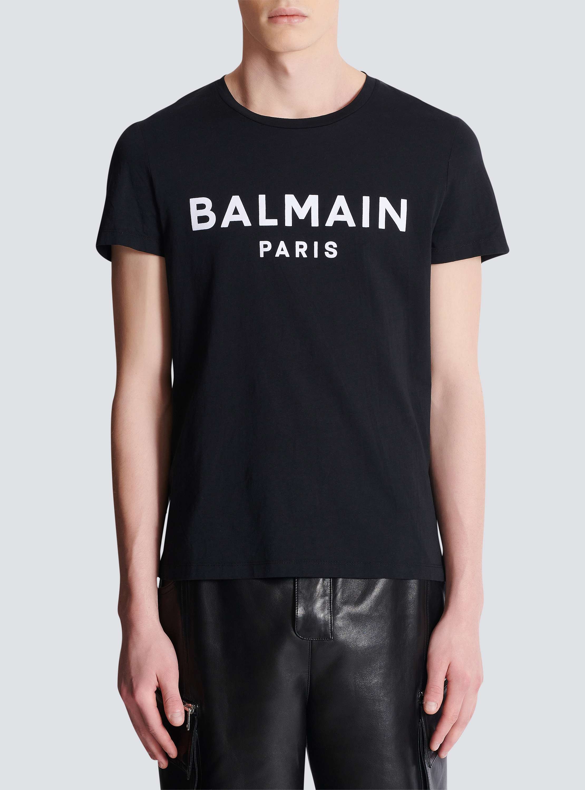 T-shirt with Balmain Paris print - Men | BALMAIN