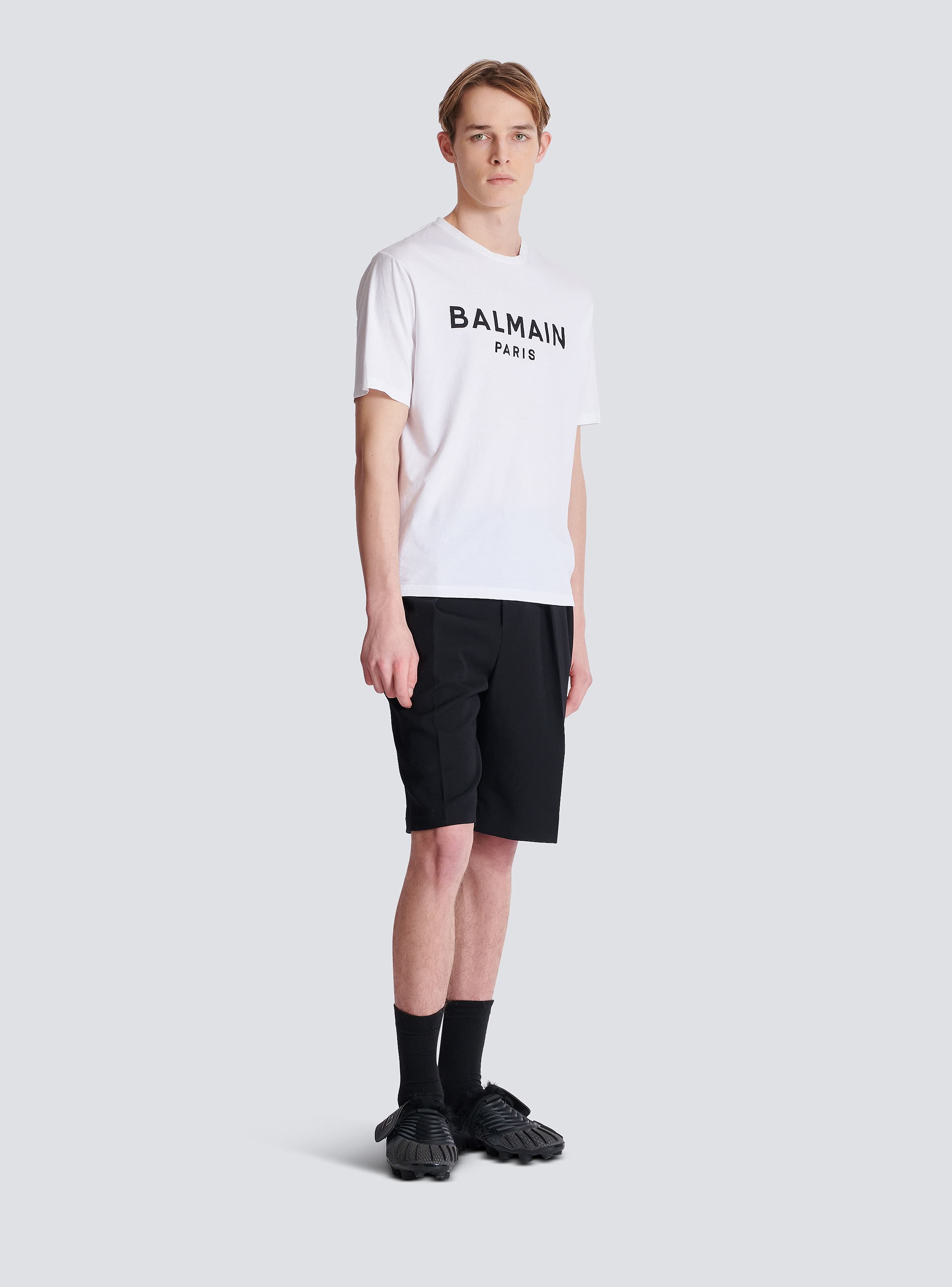 Tシャツ・カットソー BALMAIN Men T Shirts FH1EG000BB73 GAB White White Designer T-shirts - Men | Balmain