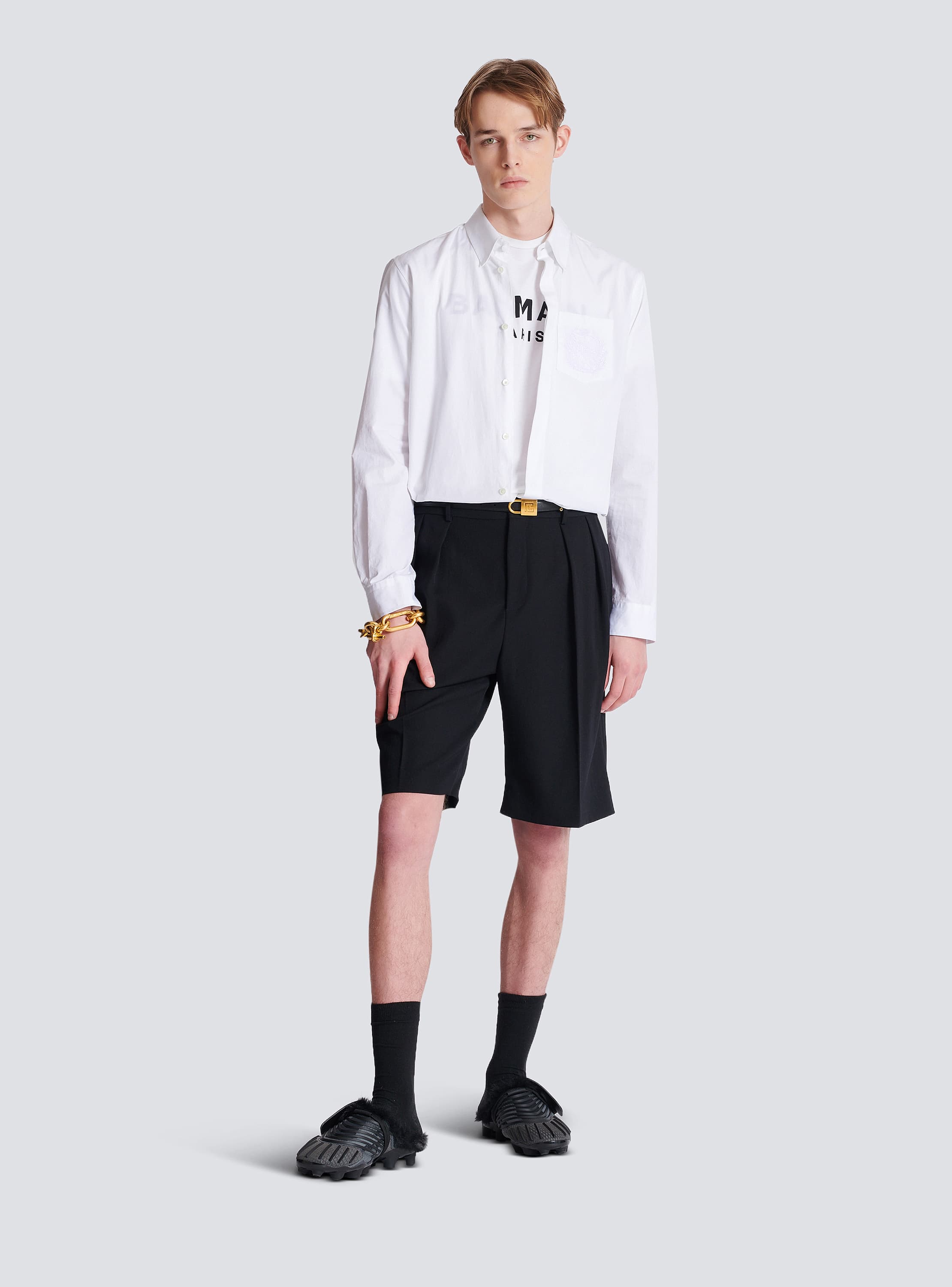 T-shirt with Balmain Paris print - Men | BALMAIN