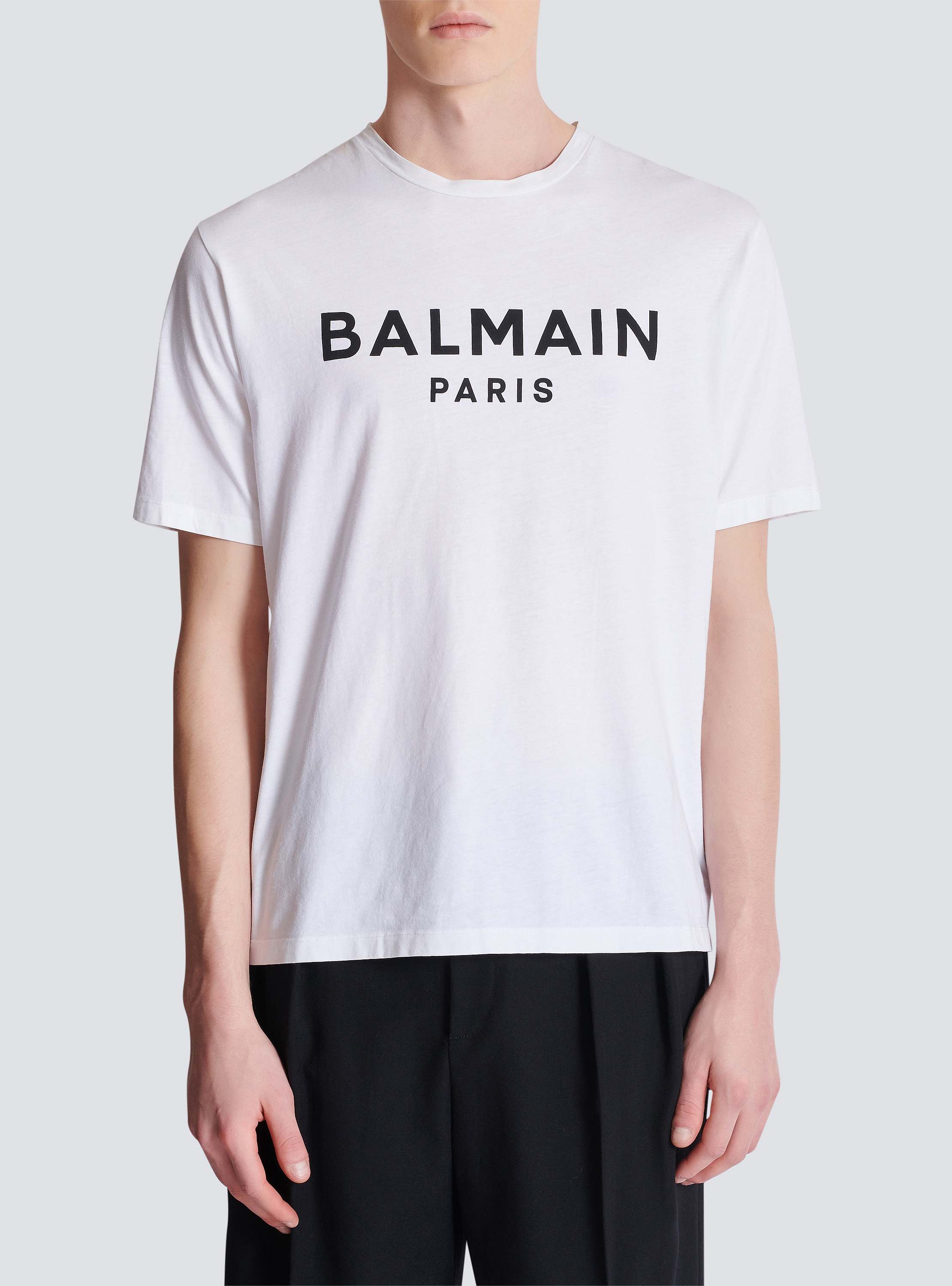 T-shirt with Balmain Paris print - Men | BALMAIN