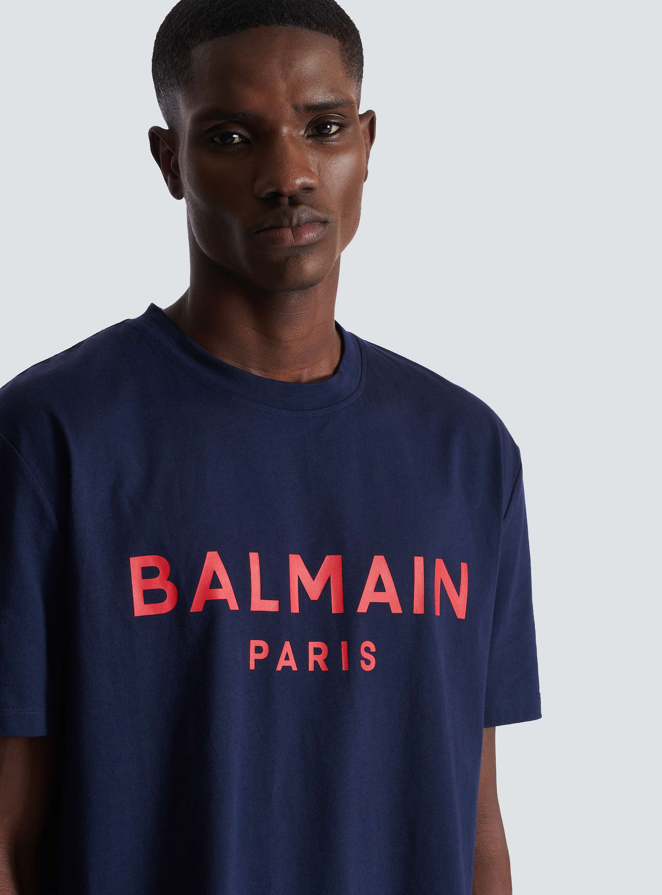T-shirt with Balmain Paris print - Men | BALMAIN