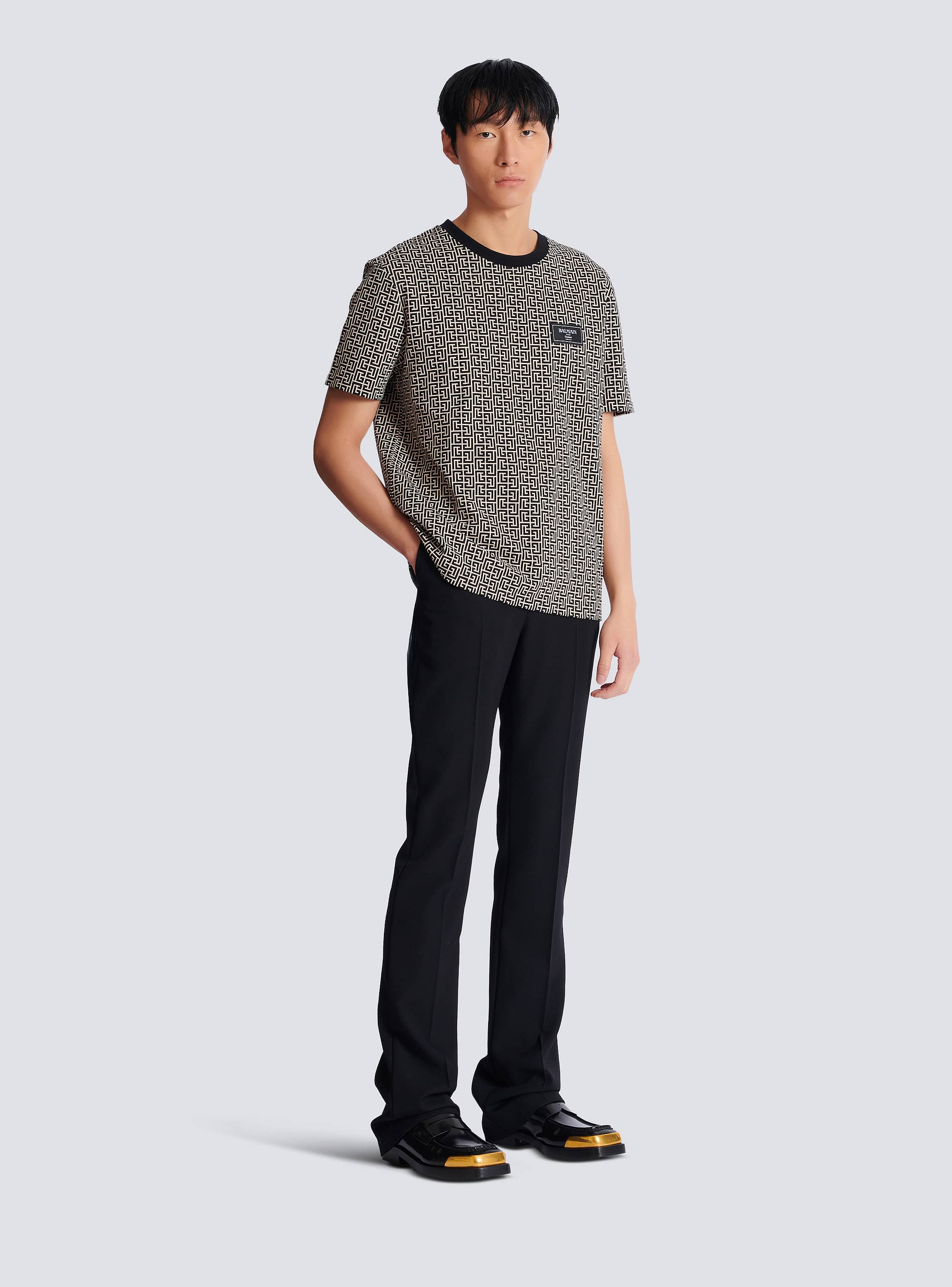 Monogram jacquard T-shirt