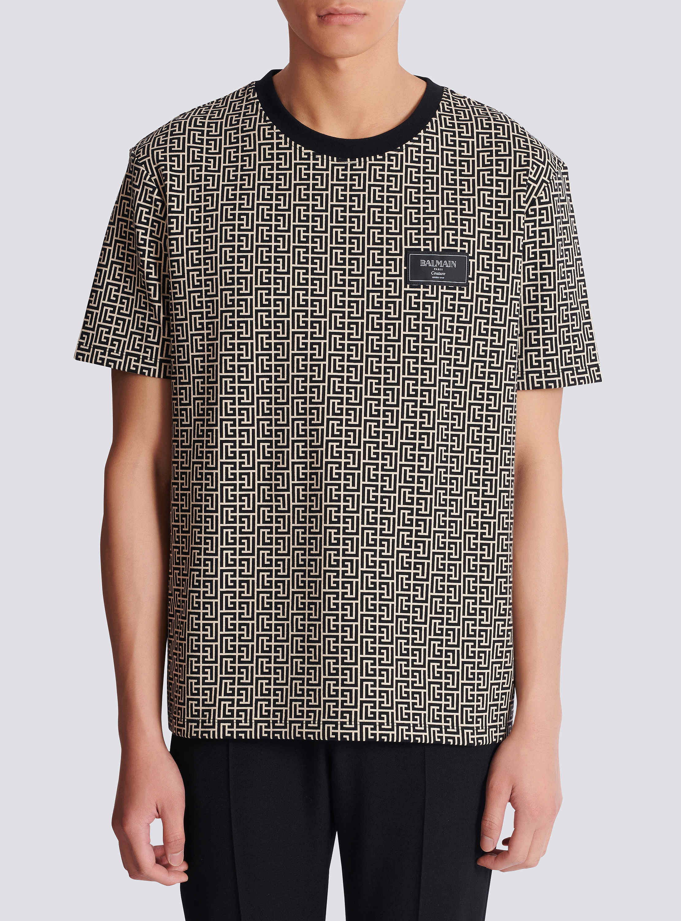 Monogram jacquard T-shirt