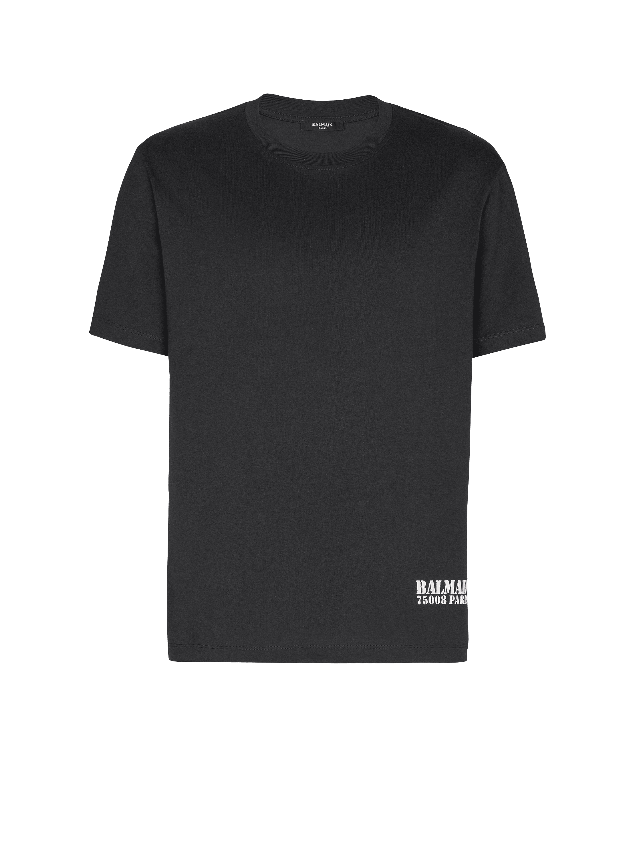 Small Balmain Stamp printed T-shirt