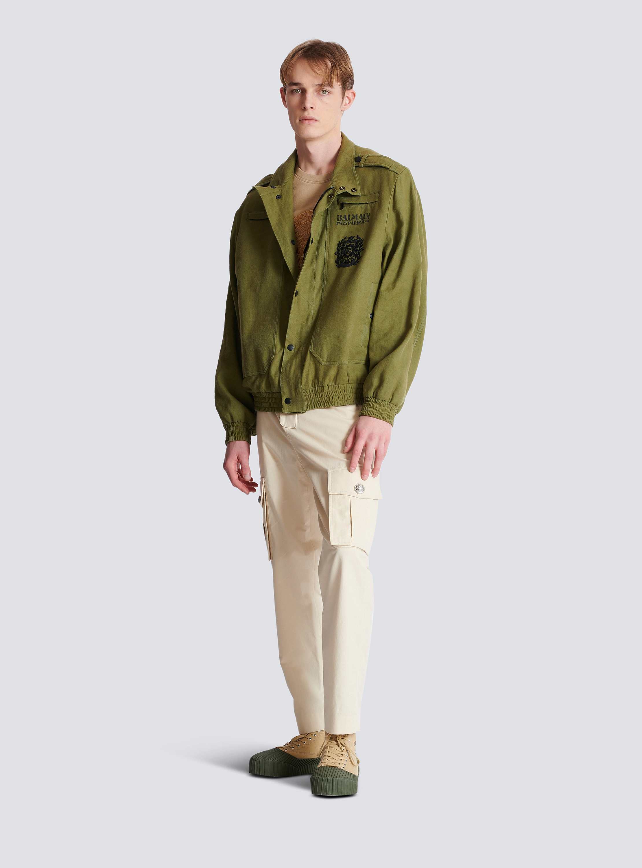 Embroidered Balmain Médaille T-shirt