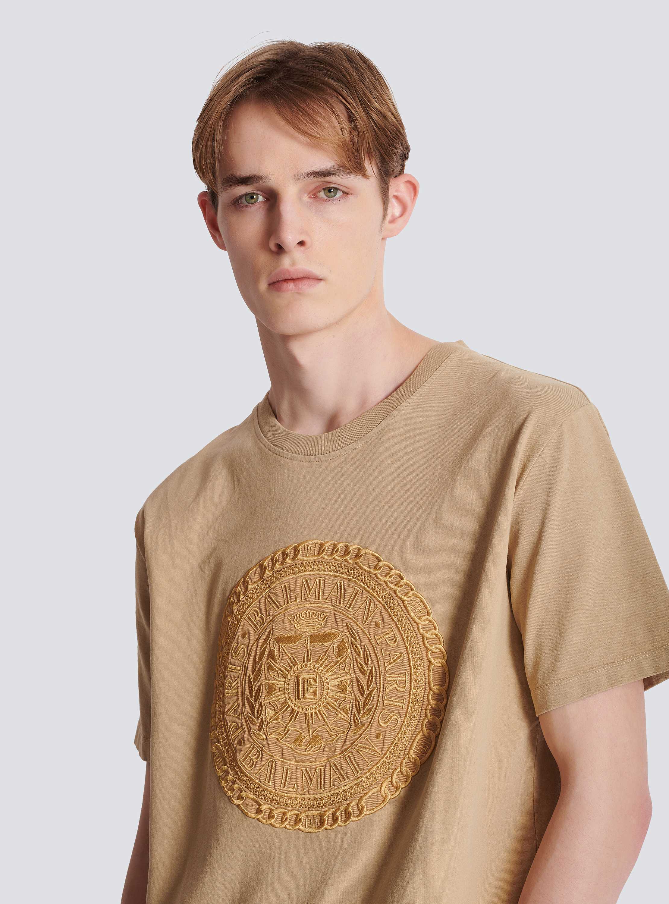 Embroidered Balmain Médaille T-shirt