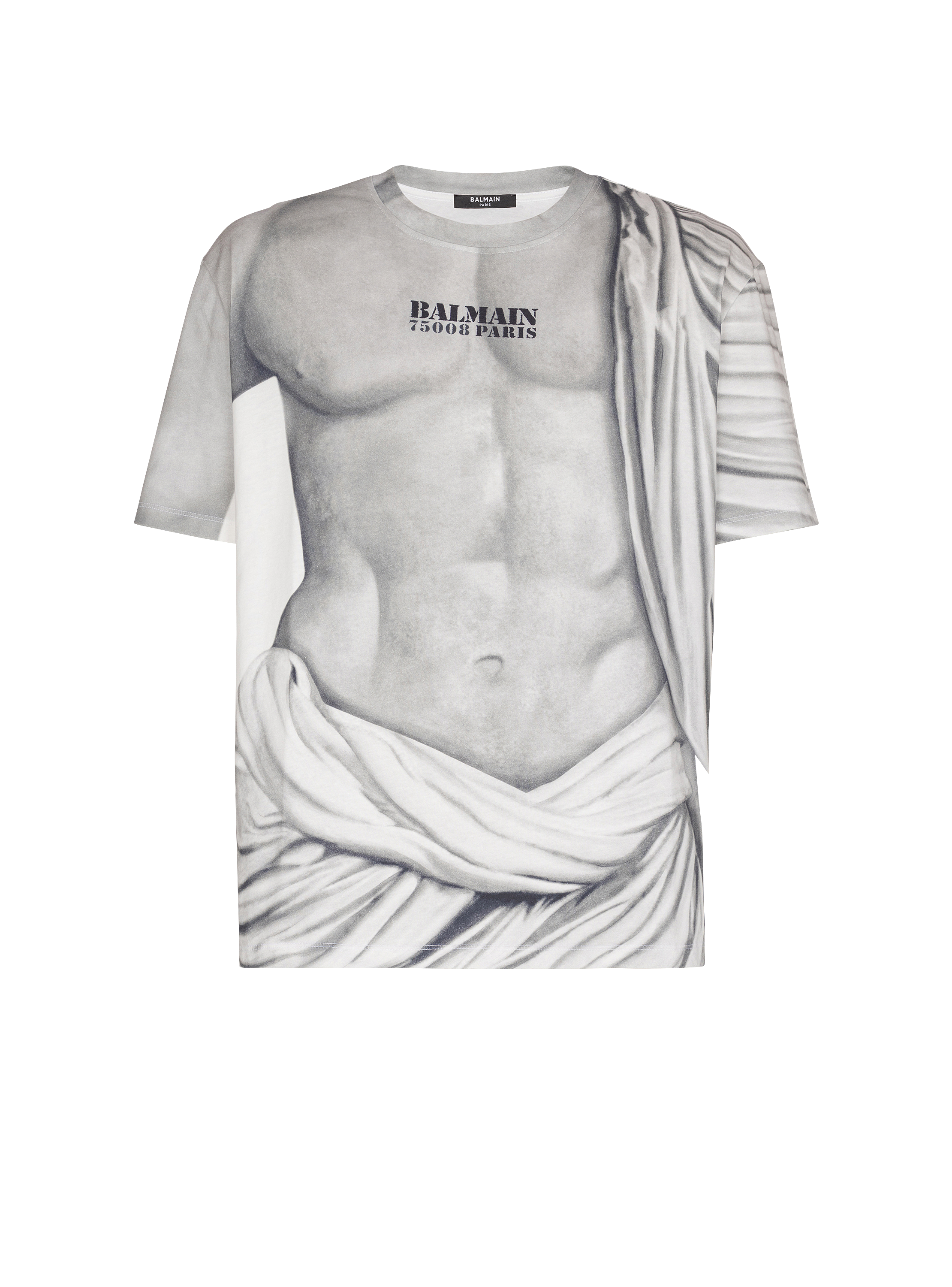Logo T-shirt with Statue print