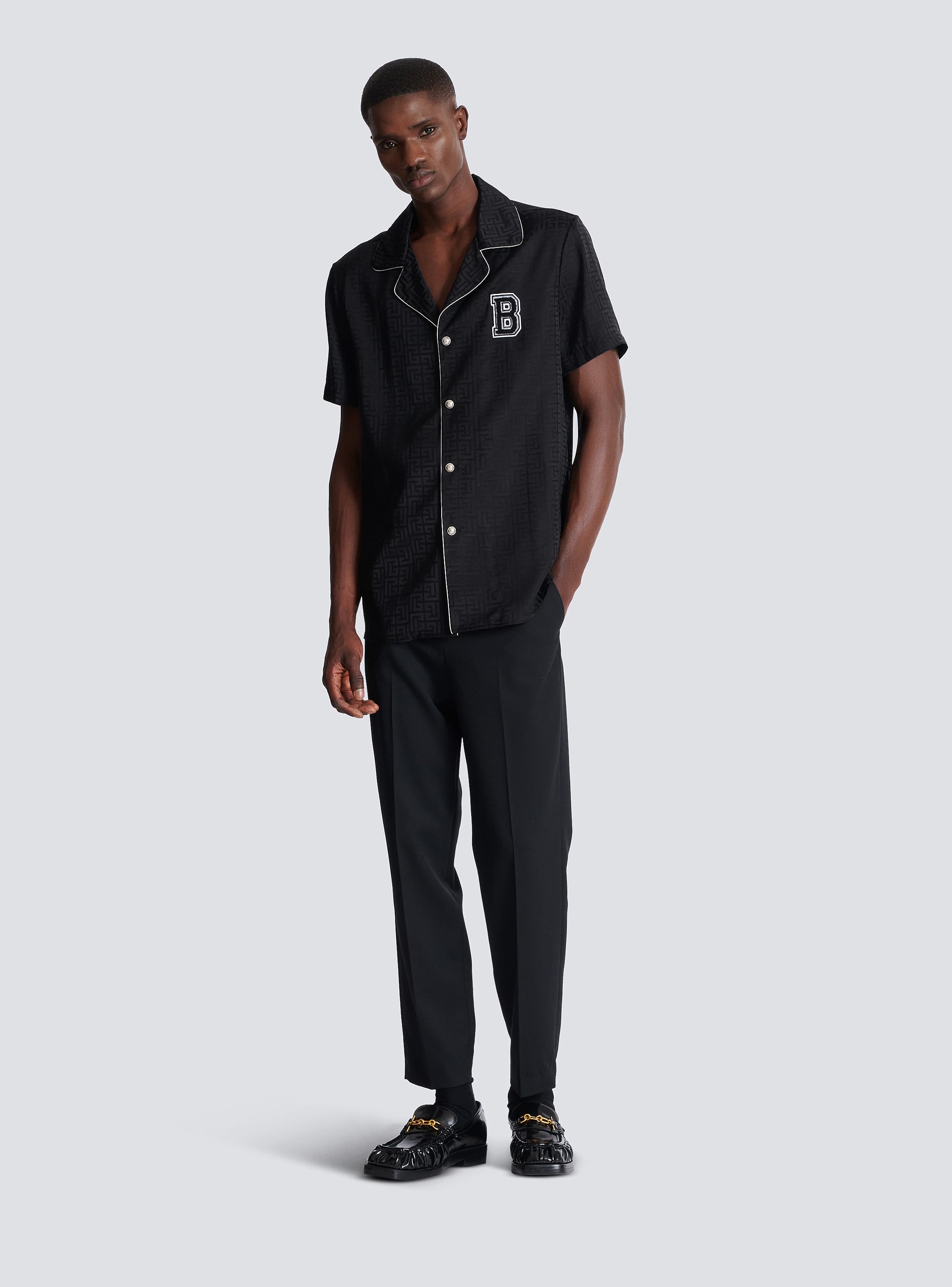 Balmain Varsity pyjama shirt