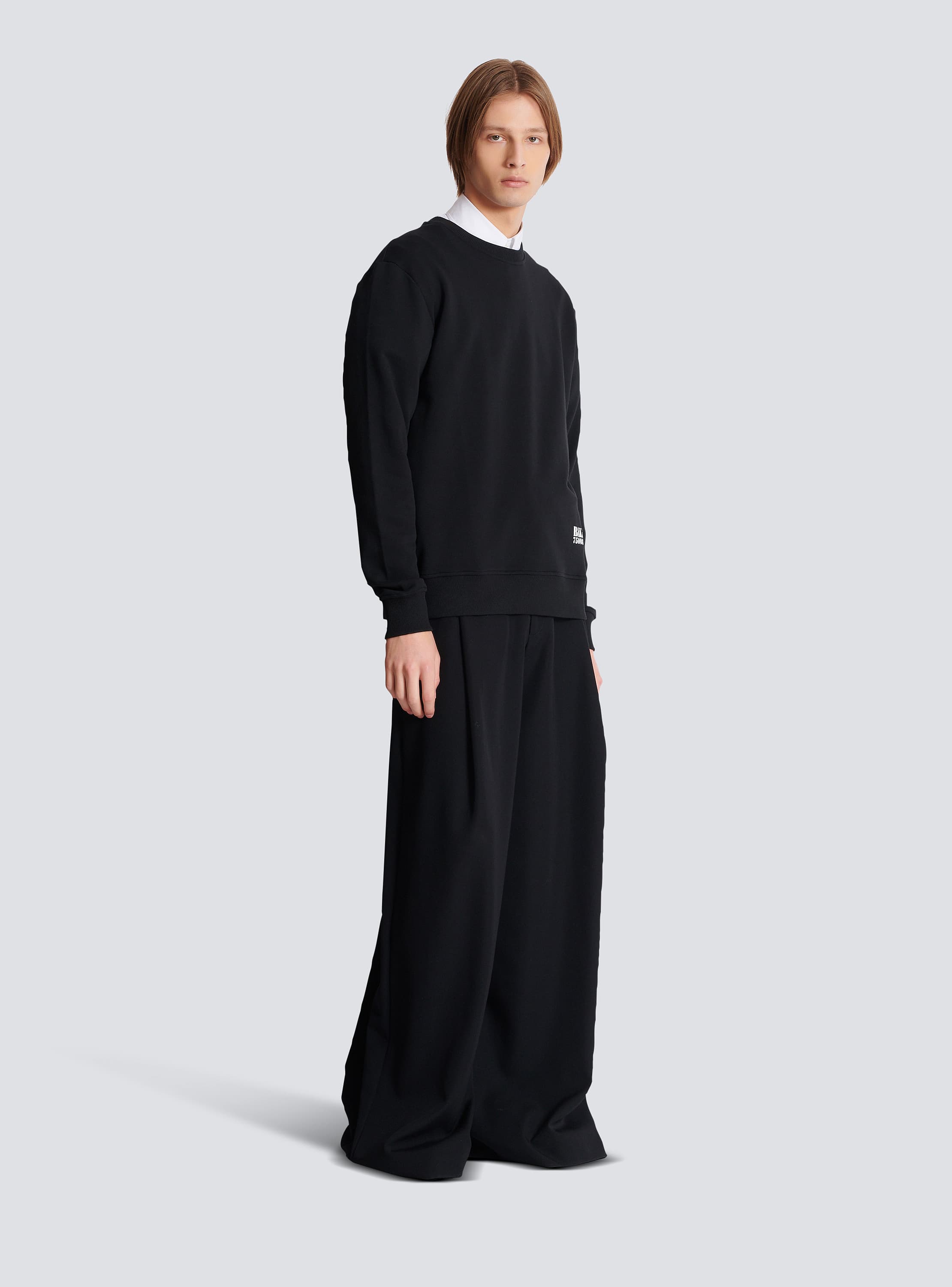 Small Balmain Stamp printed sweatshirt