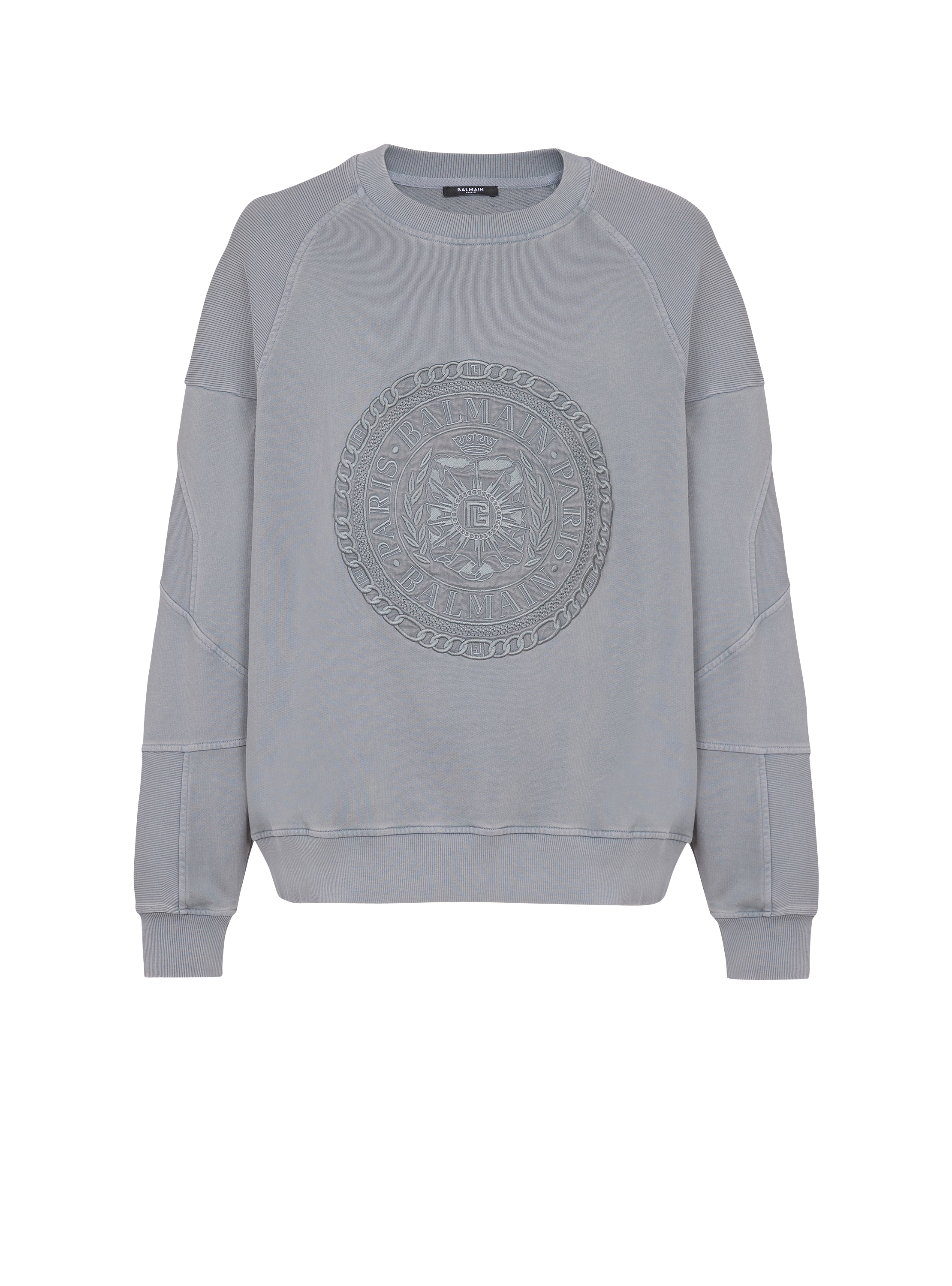 Embroidered Balmain Médaille sweatshirt