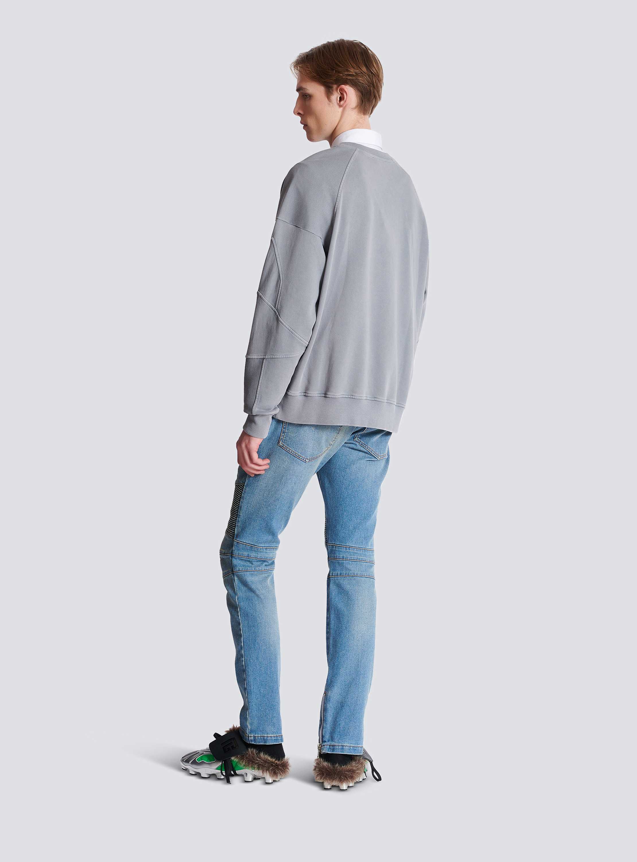 Embroidered Balmain Médaille sweatshirt