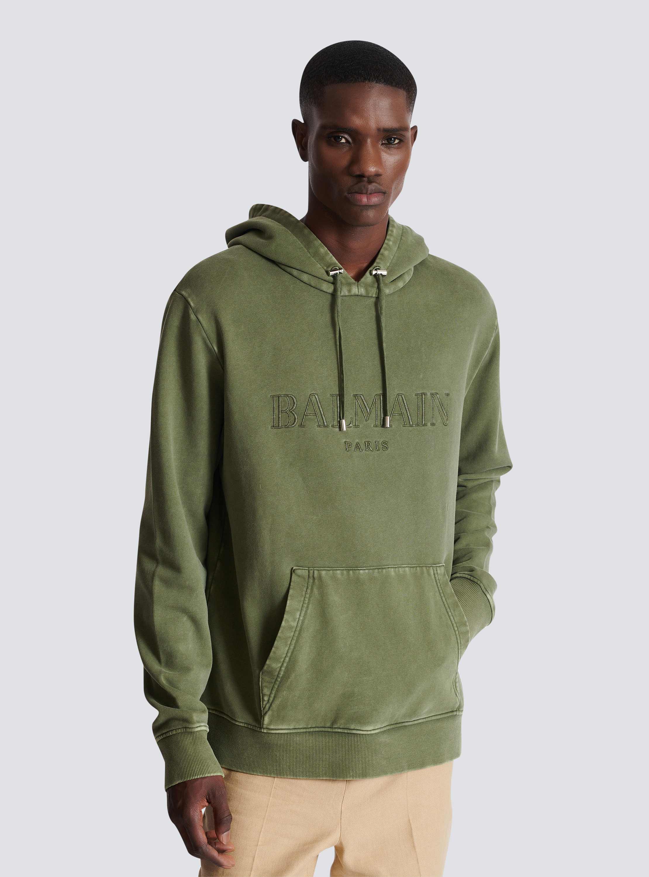 Vintage Balmain embroidered hoodie - Men | BALMAIN