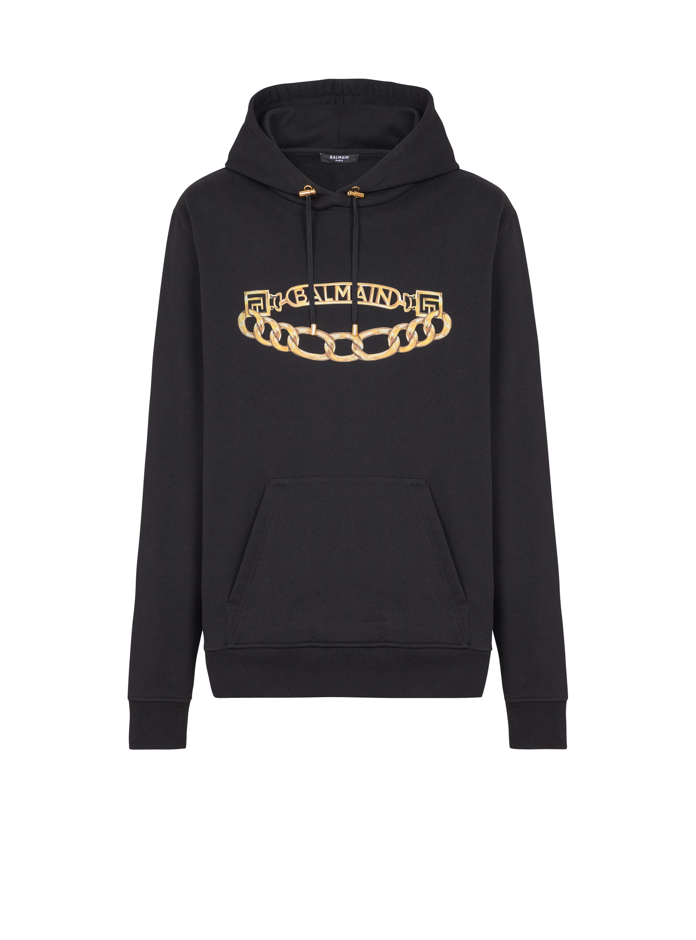 Balmain Chain Logo Hoodie