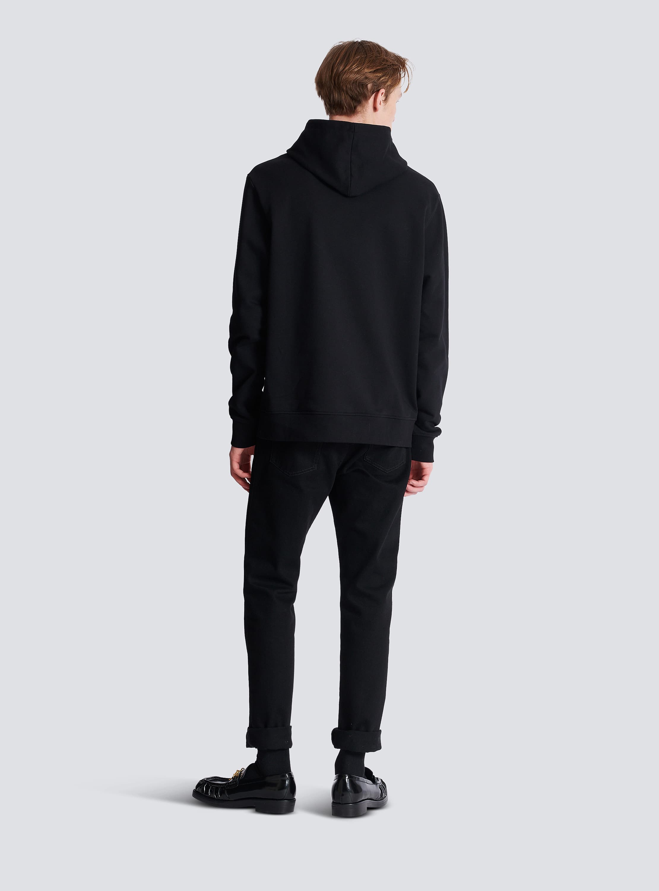 Balmain Chain Logo Hoodie