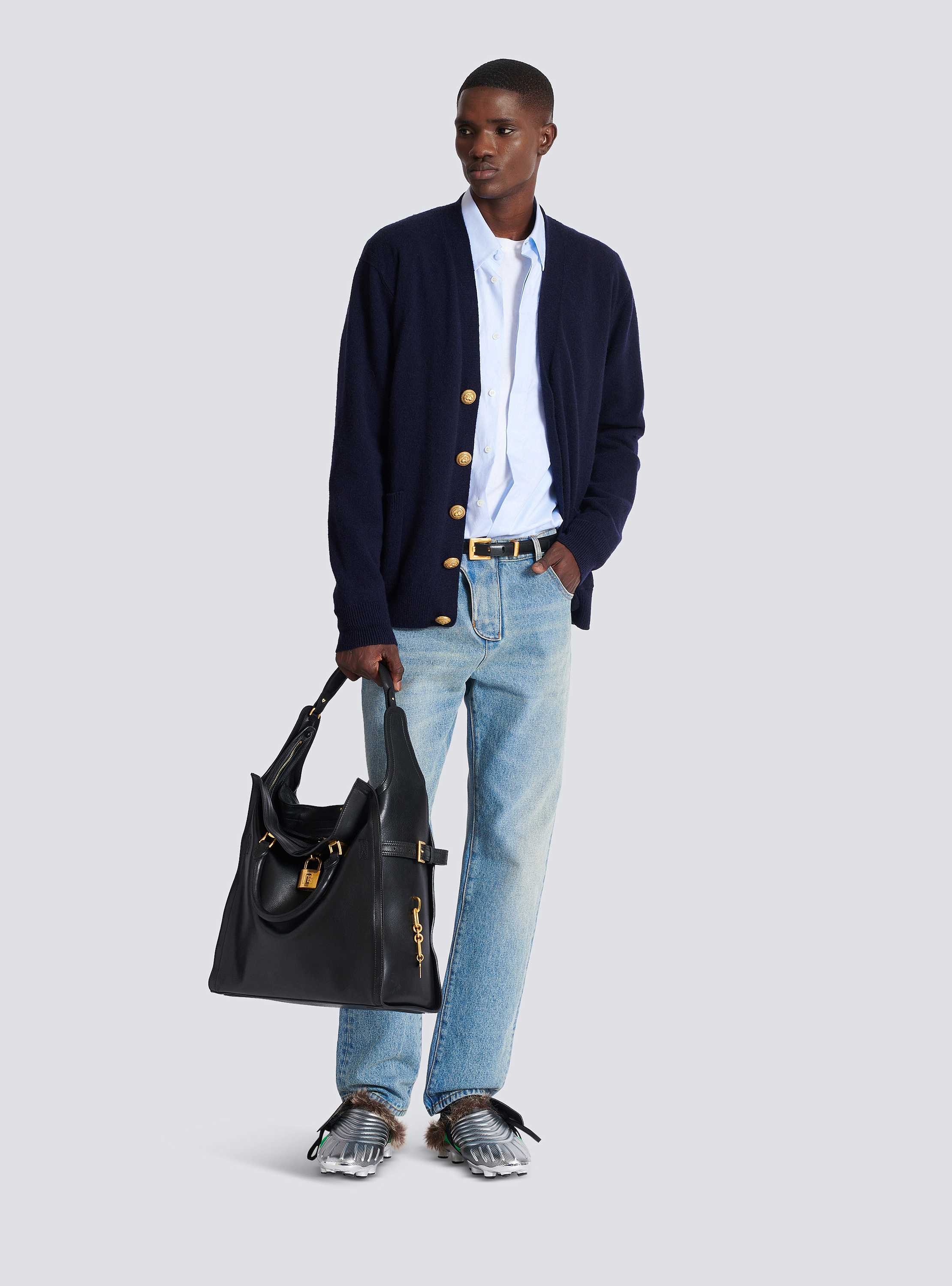 Eco-cashmere cardigan