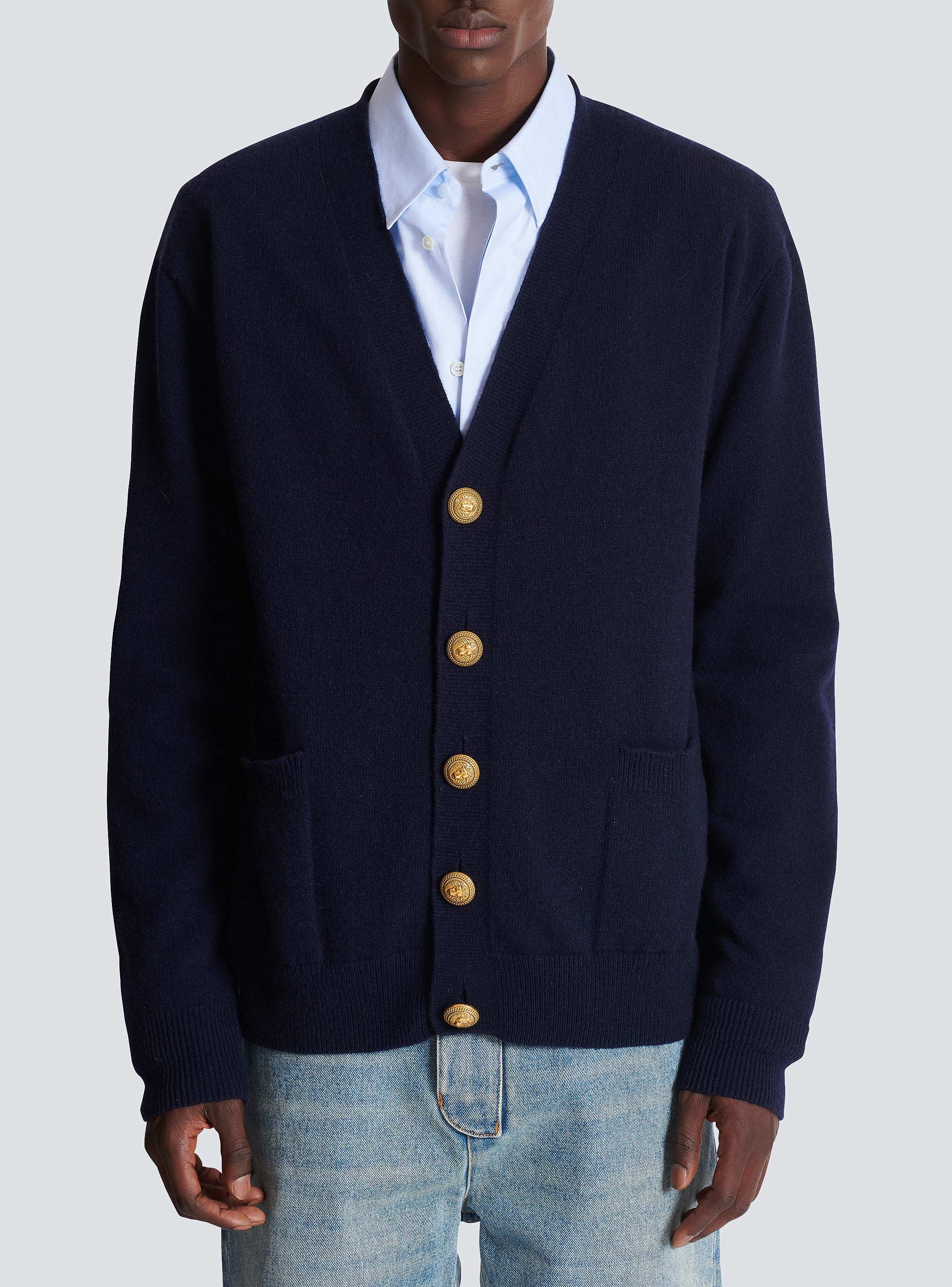 Eco-cashmere cardigan