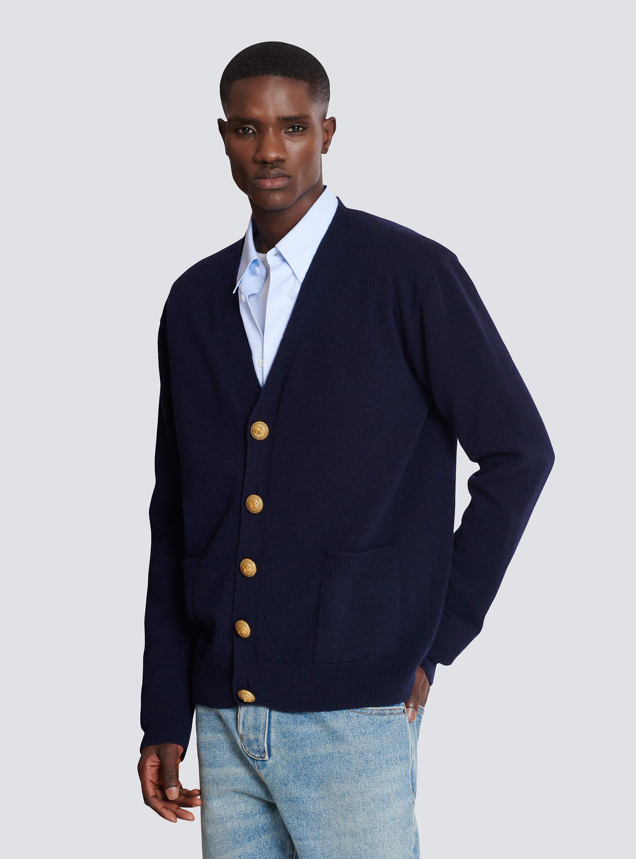 Eco-cashmere cardigan