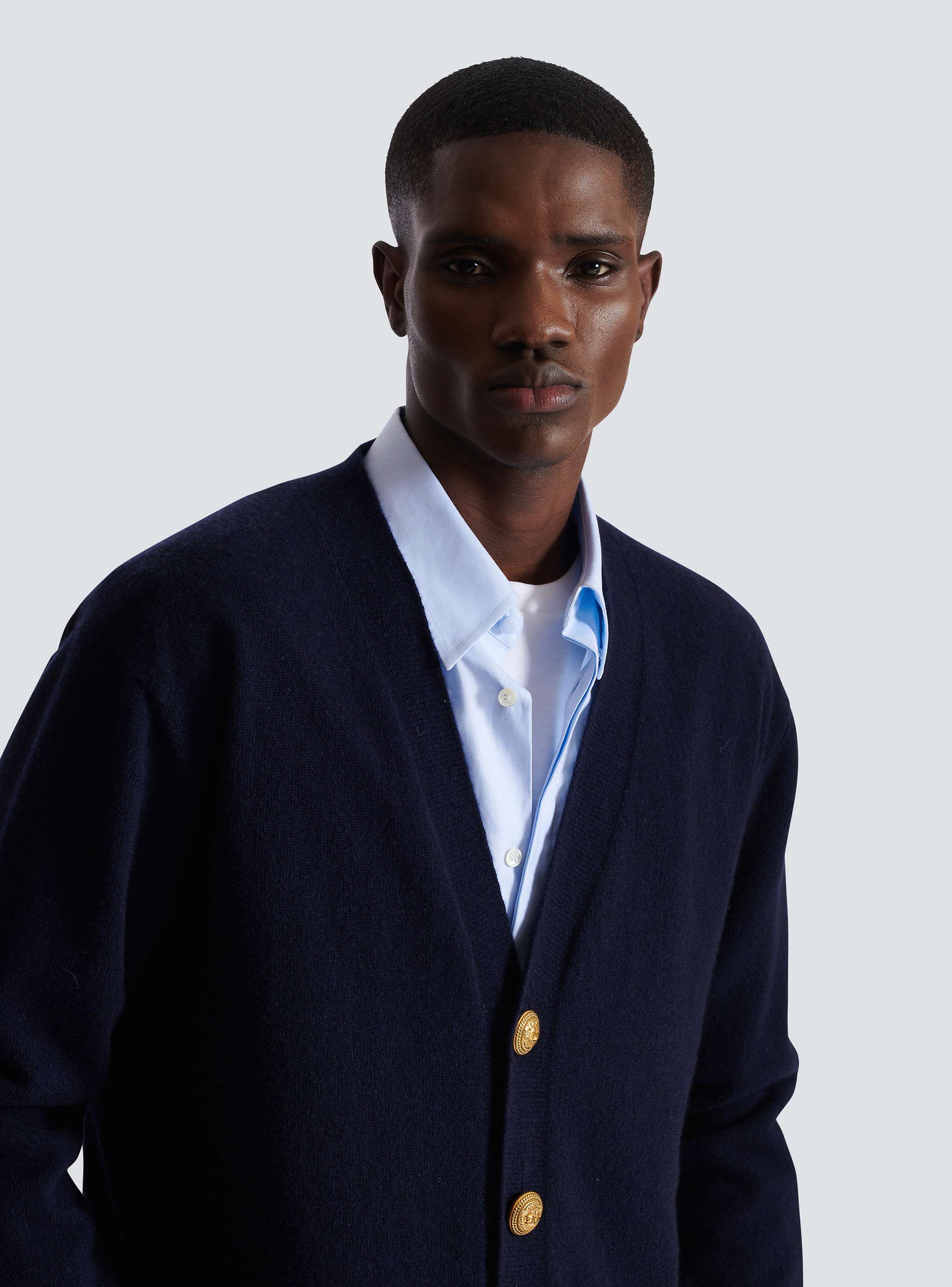 Eco-cashmere cardigan