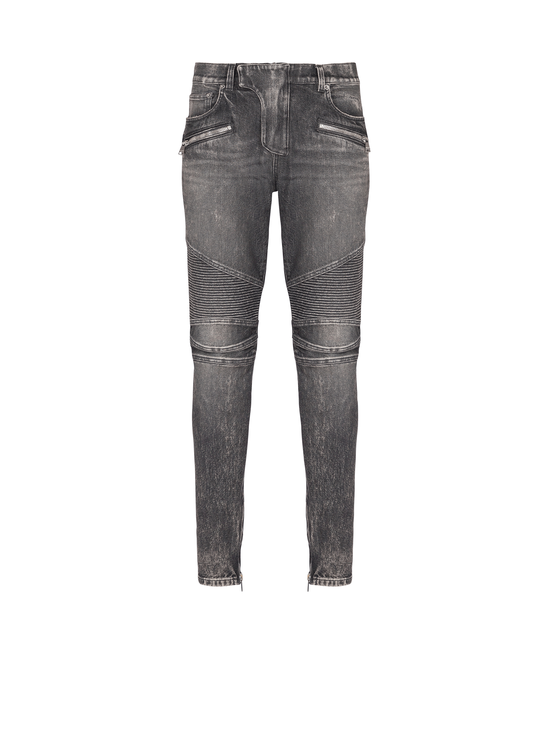 Bikerhose Slim Fit aus Denim