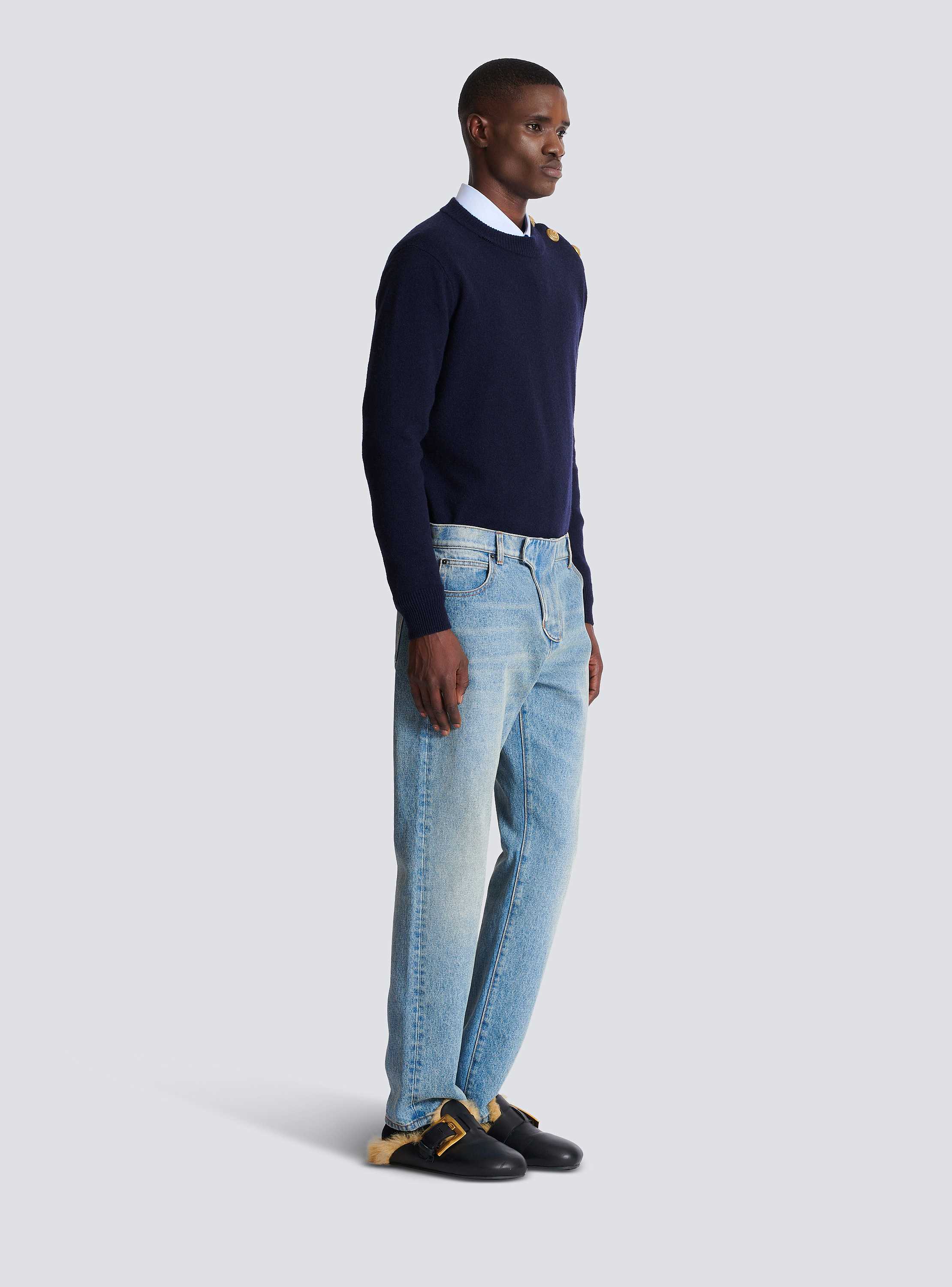 Regular-fit denim jeans
