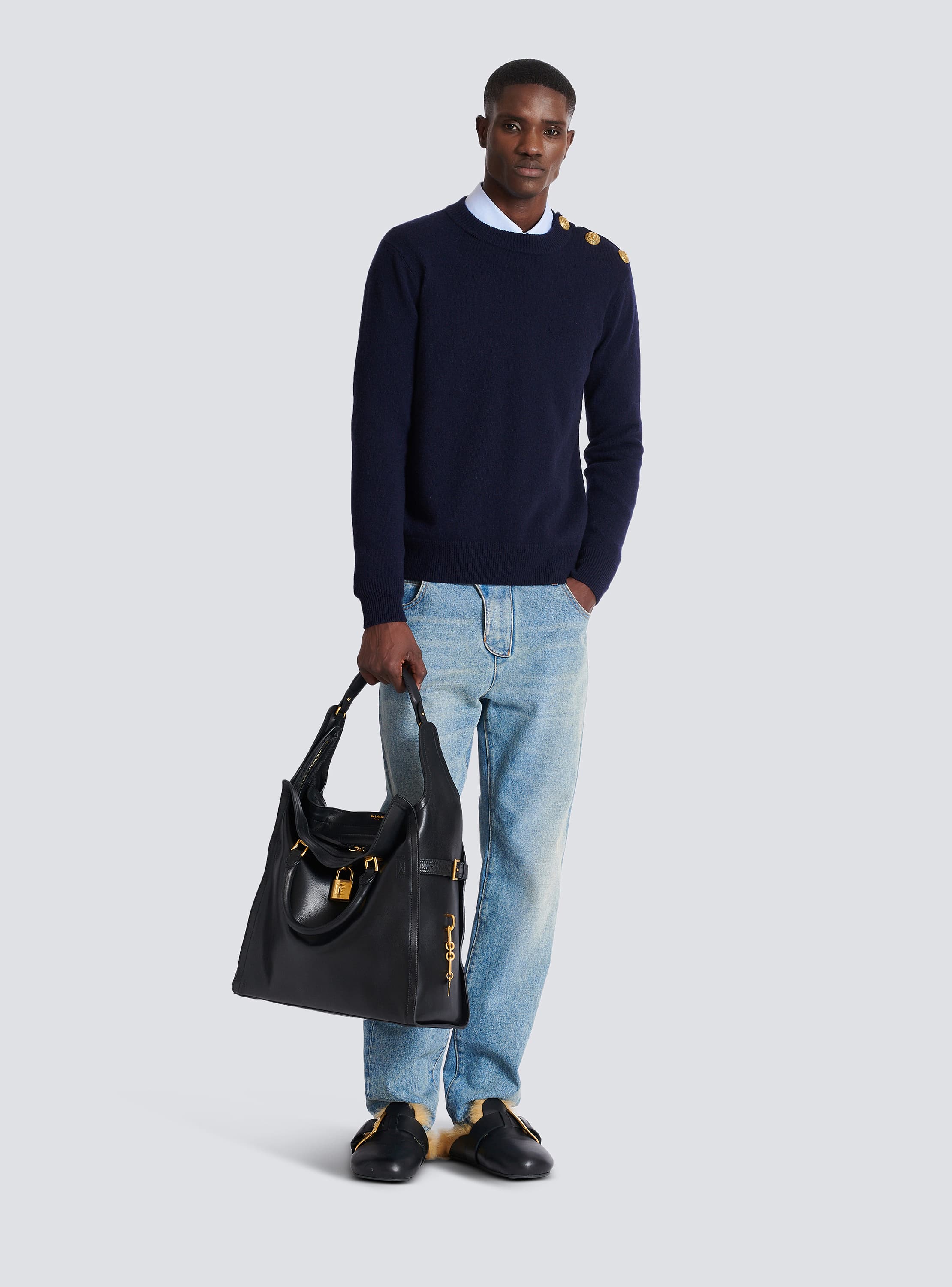 Regular-fit denim jeans