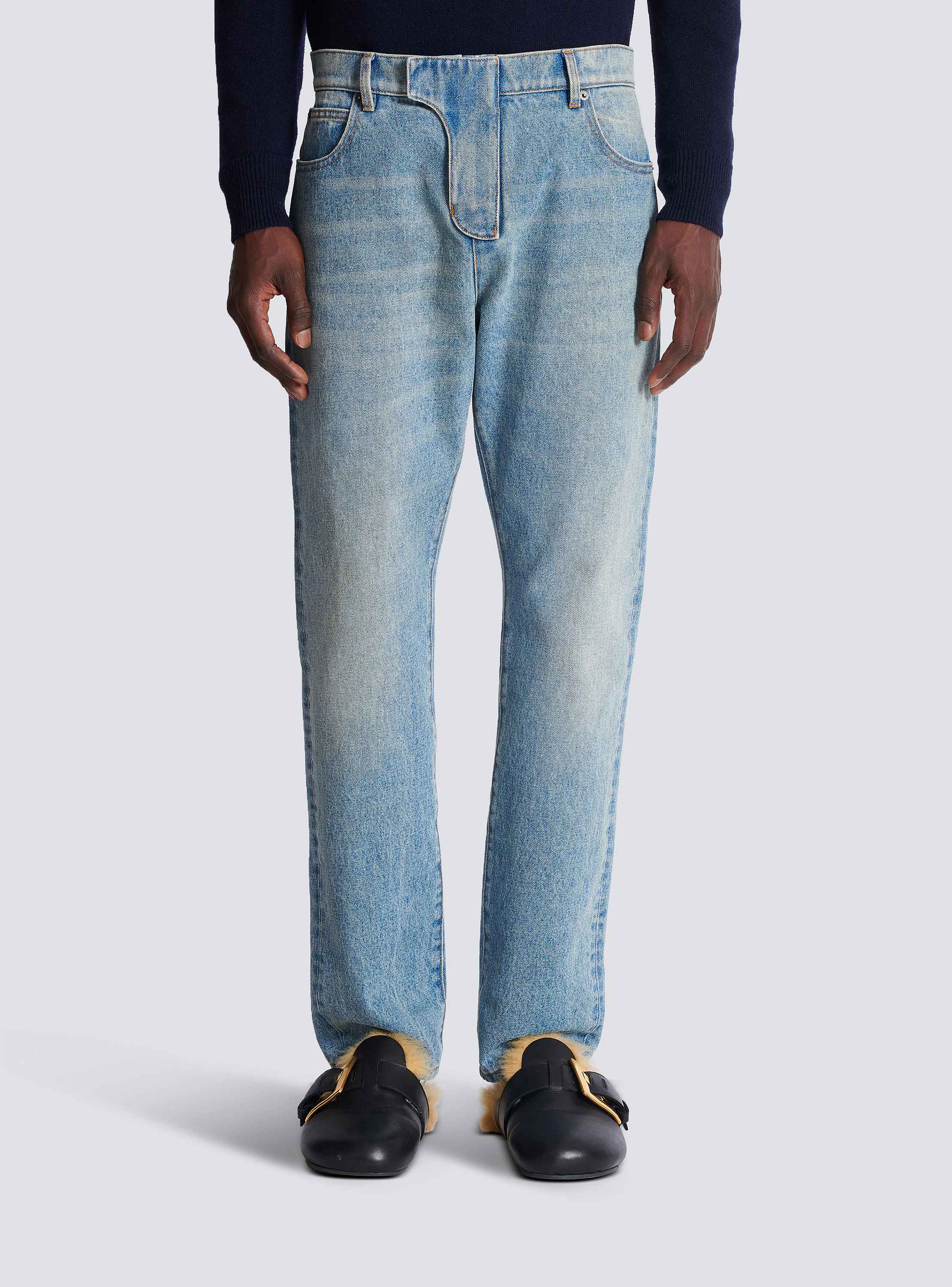 Regular-fit denim jeans - Men | BALMAIN