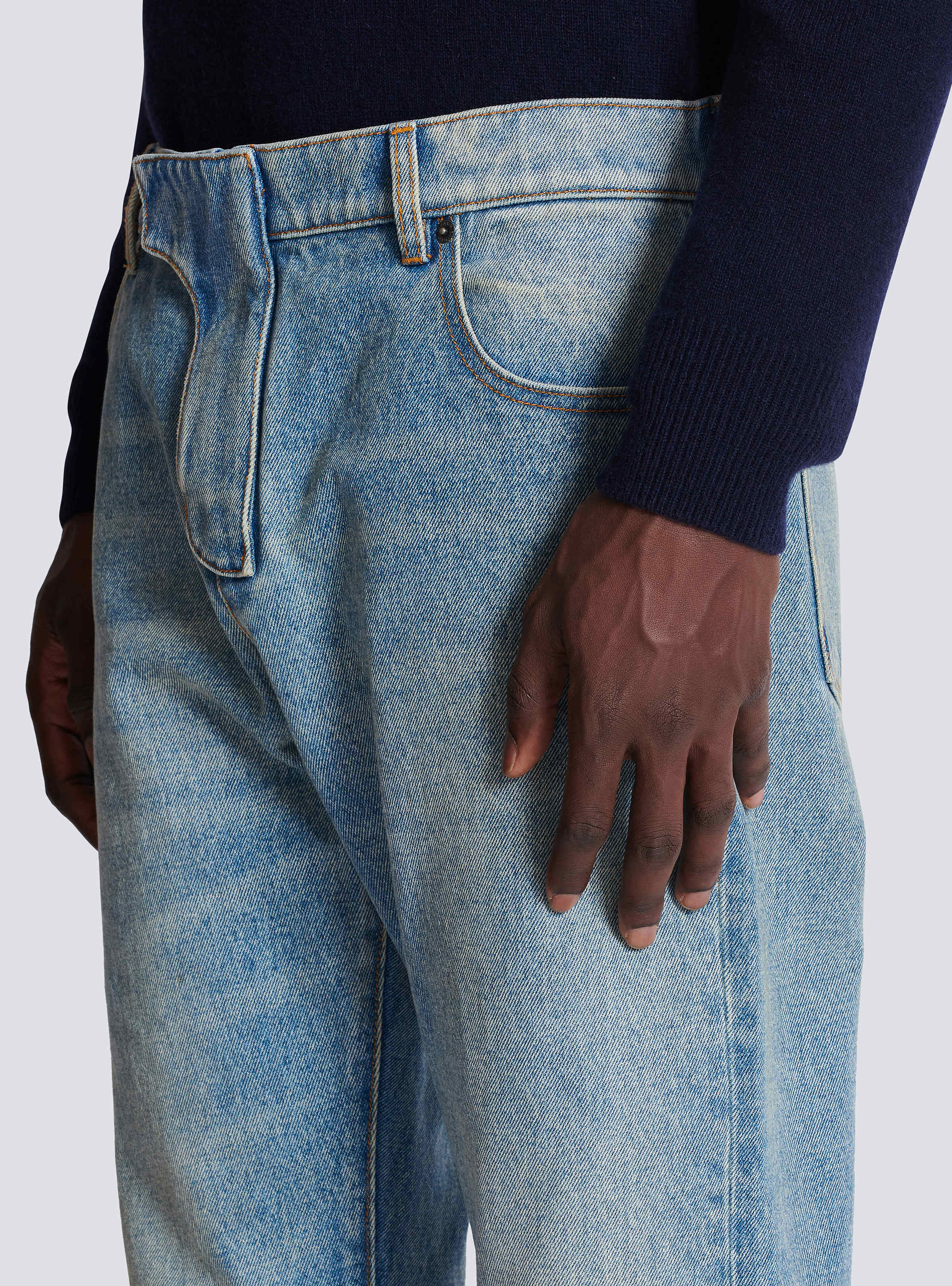 Regular-fit denim jeans