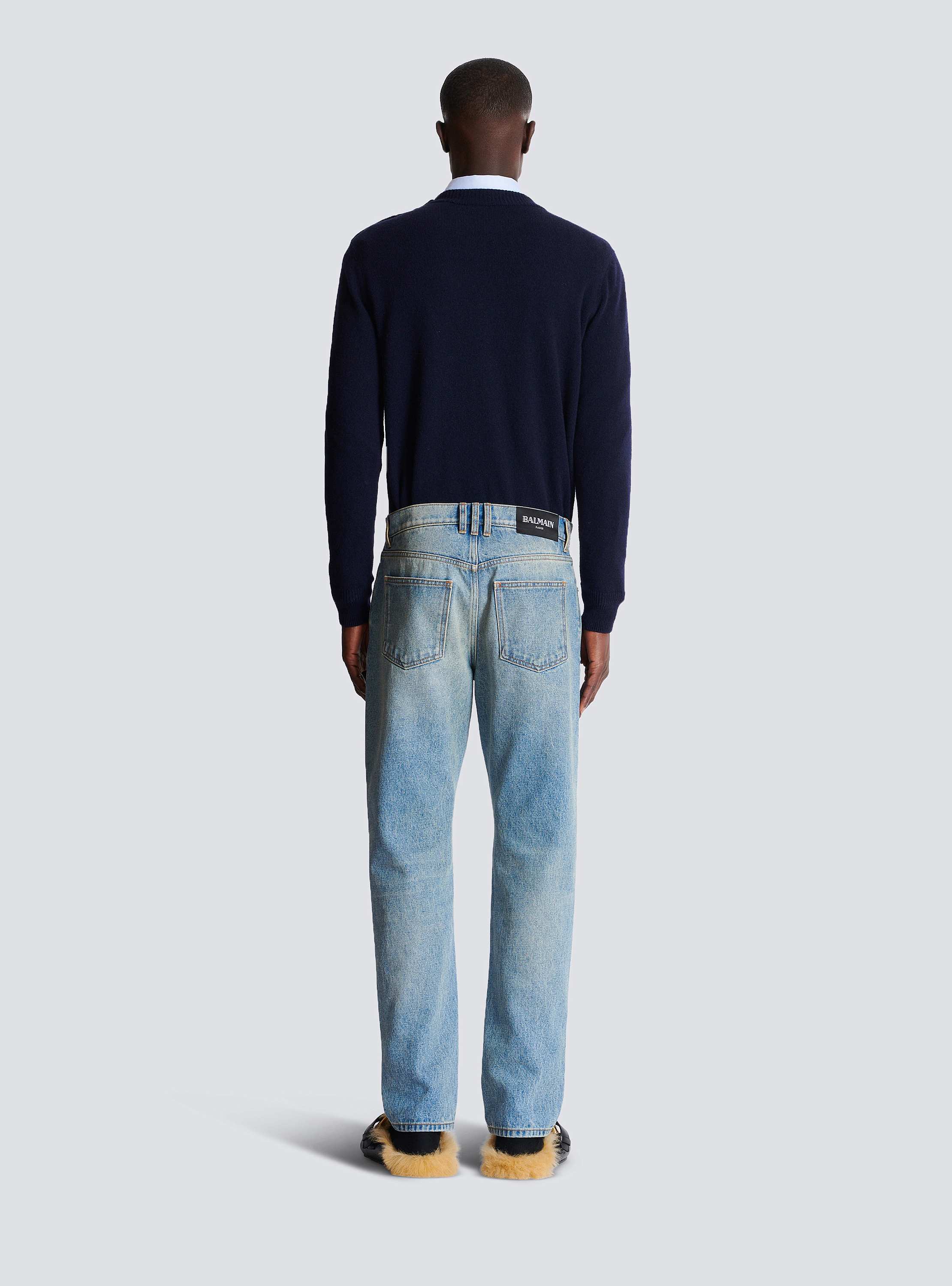 Regular-fit denim jeans - Men | BALMAIN