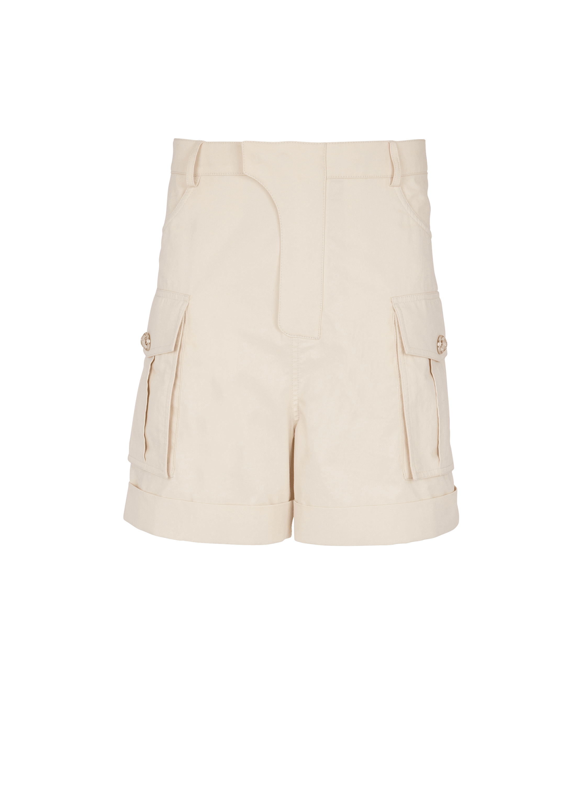 Cotton cargo Bermuda shorts