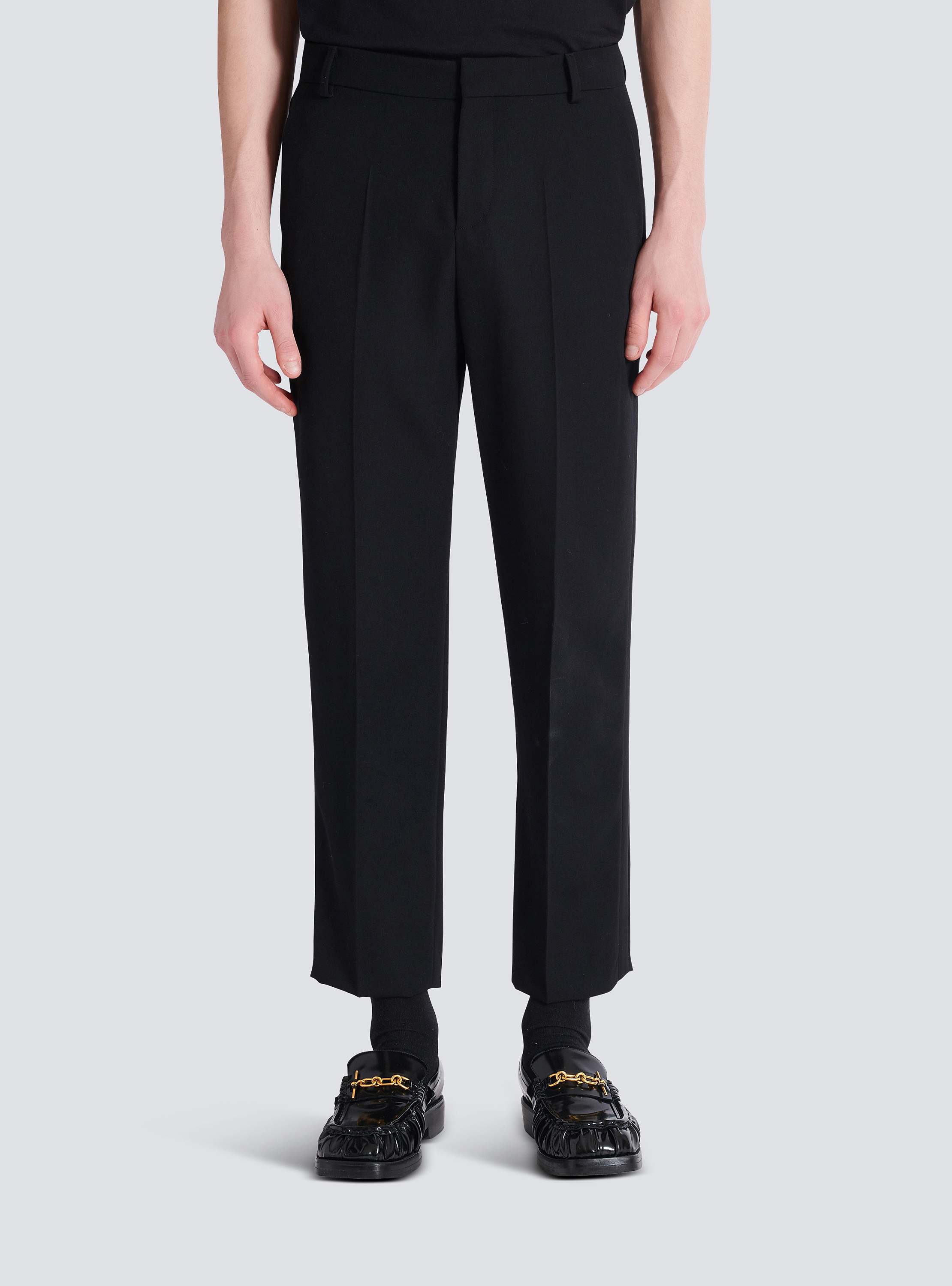 Straight Tailored Gdp/Satin Band Pants