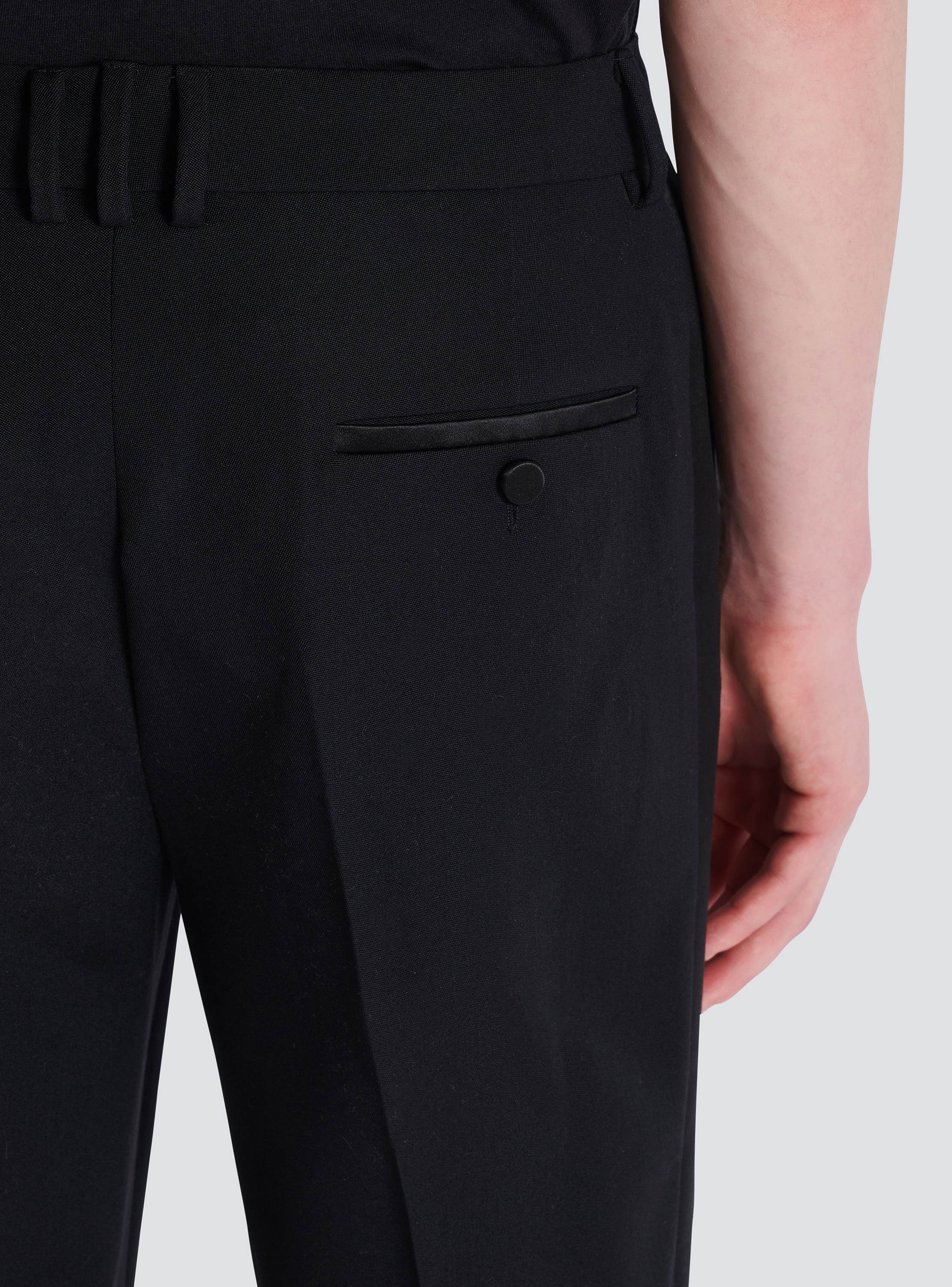 Straight Tailored Gdp/Satin Band Pants