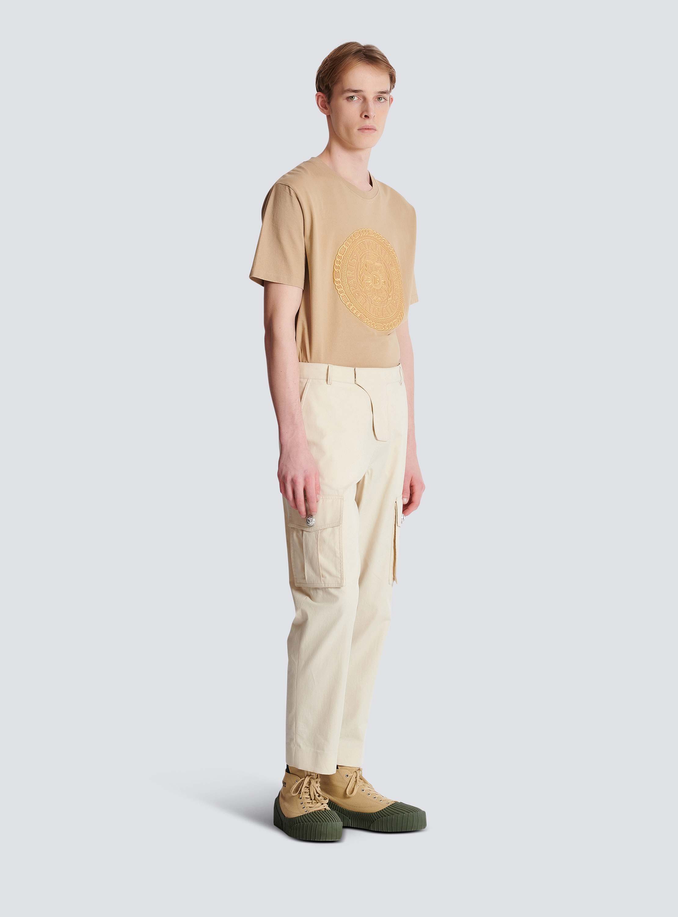 Cotton cargo trousers