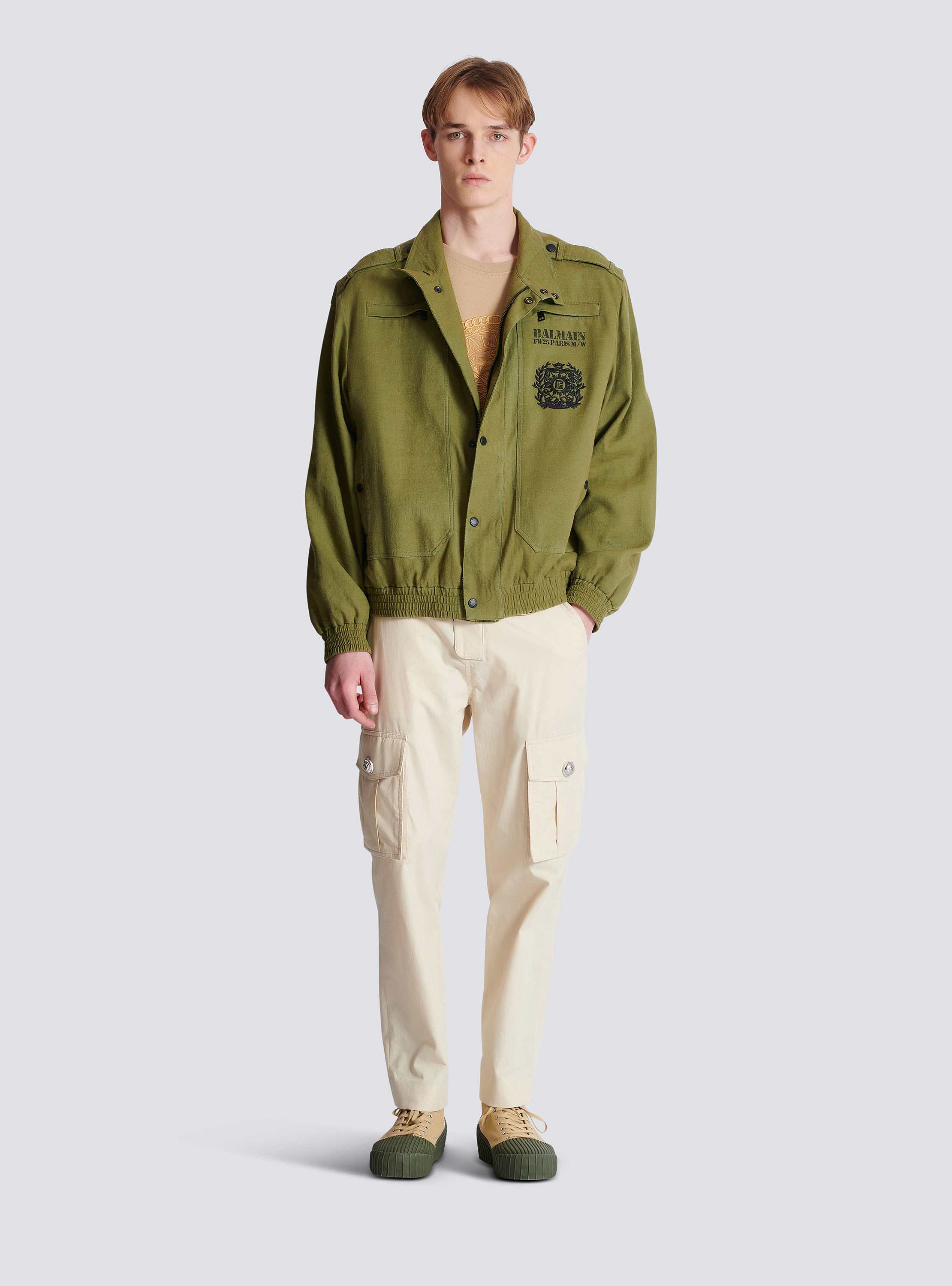 Cotton cargo trousers