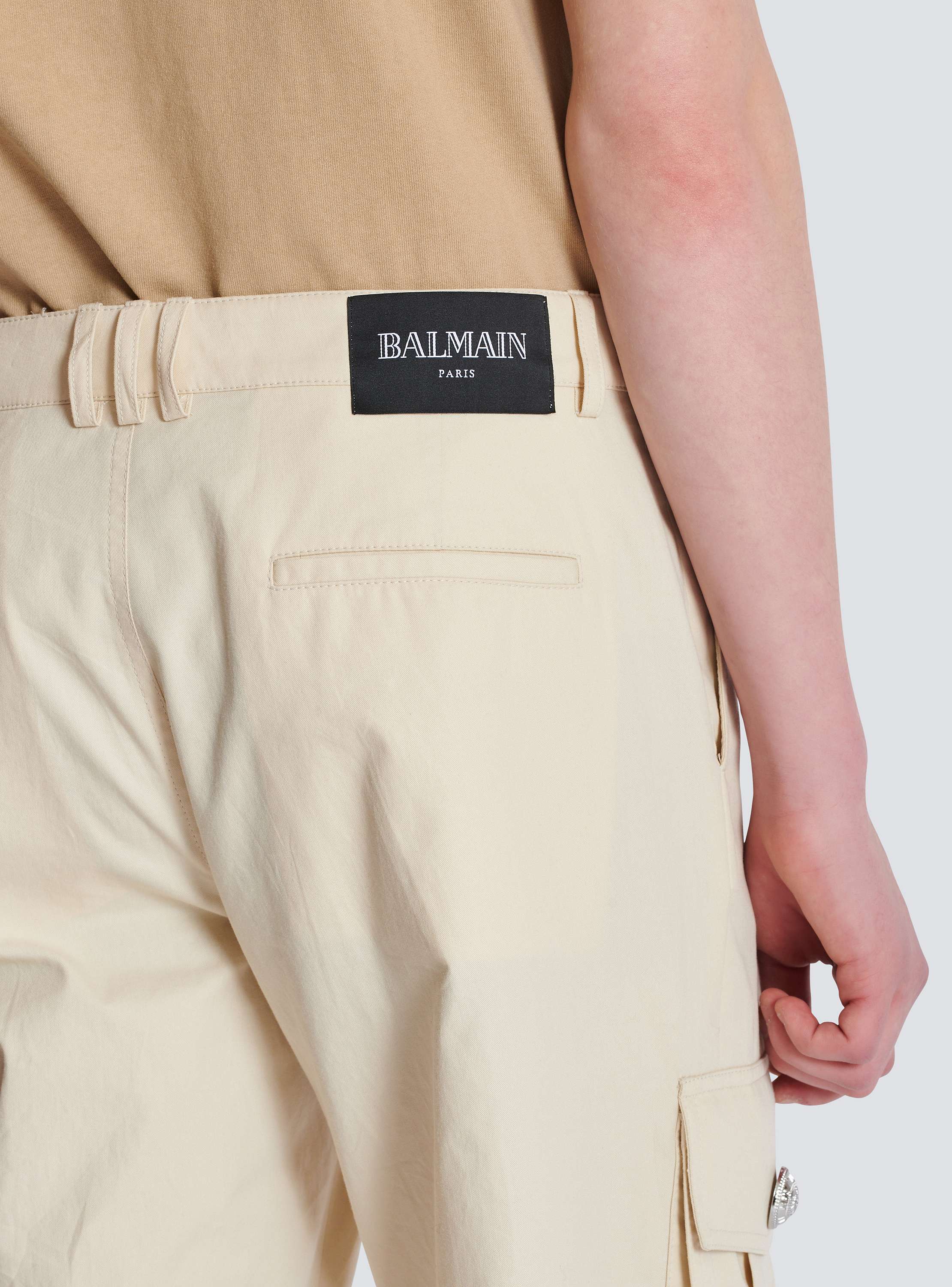 Cotton cargo trousers