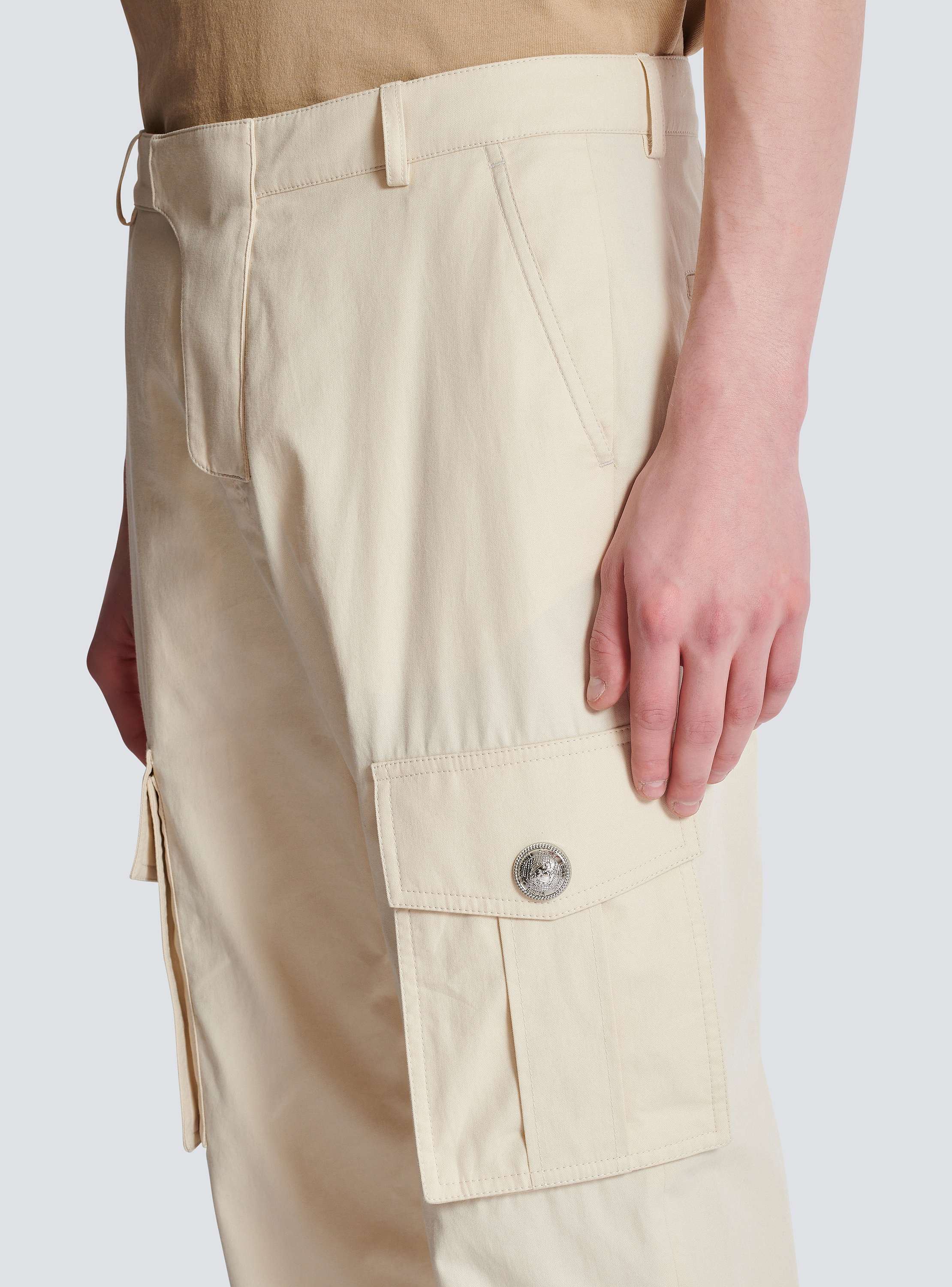 Cotton cargo trousers