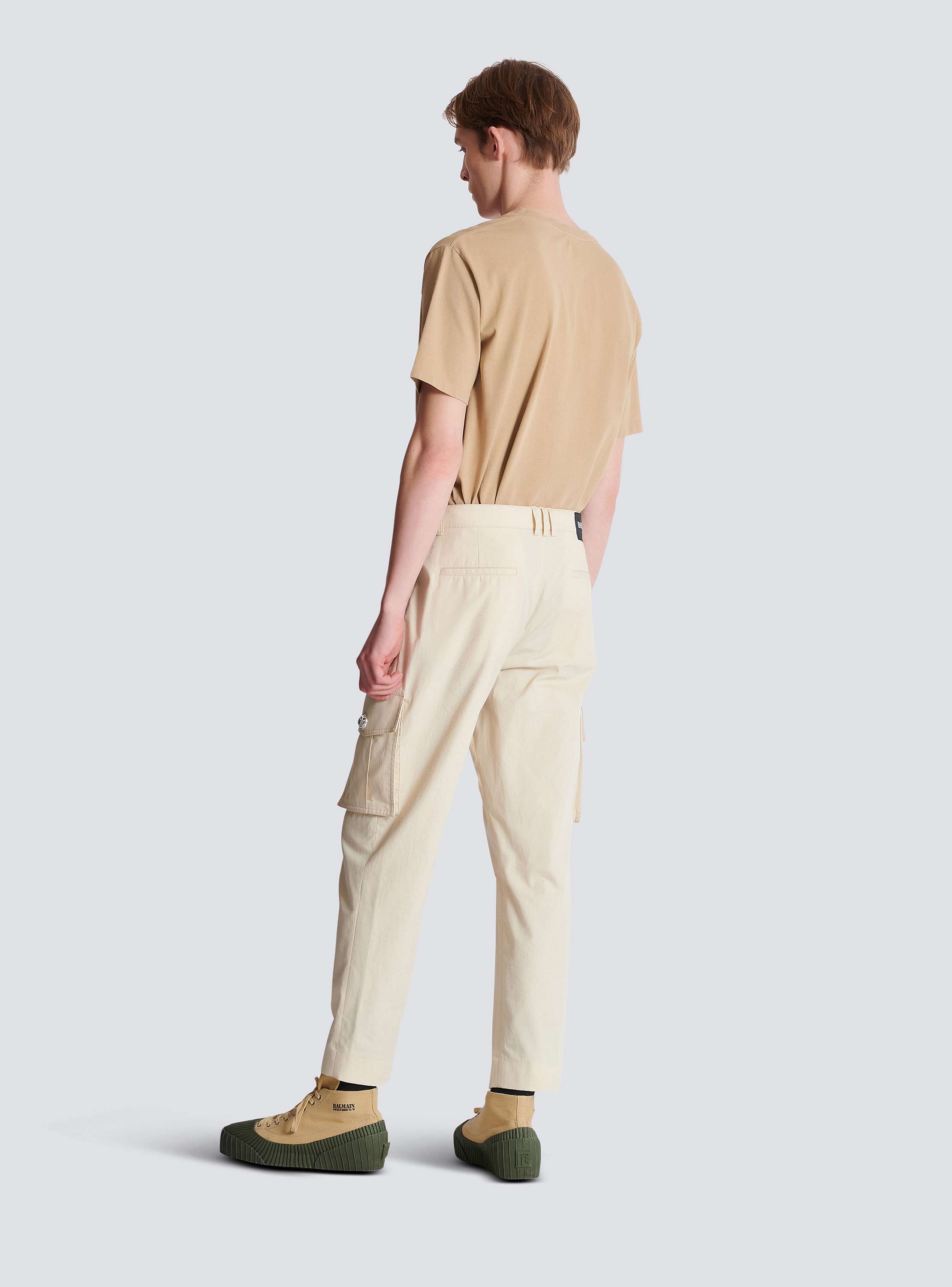 Cotton cargo trousers