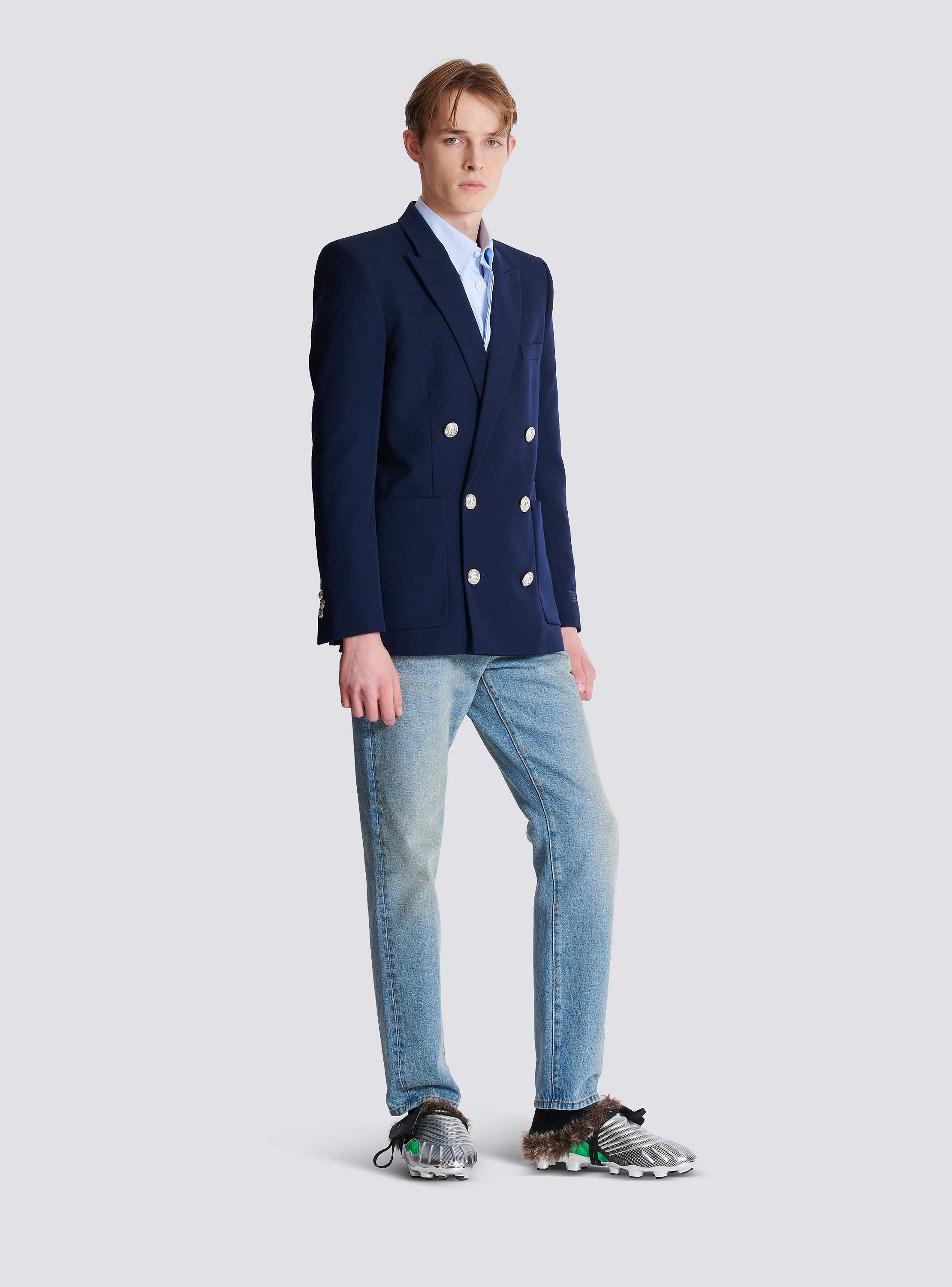 Grain de poudre blazer