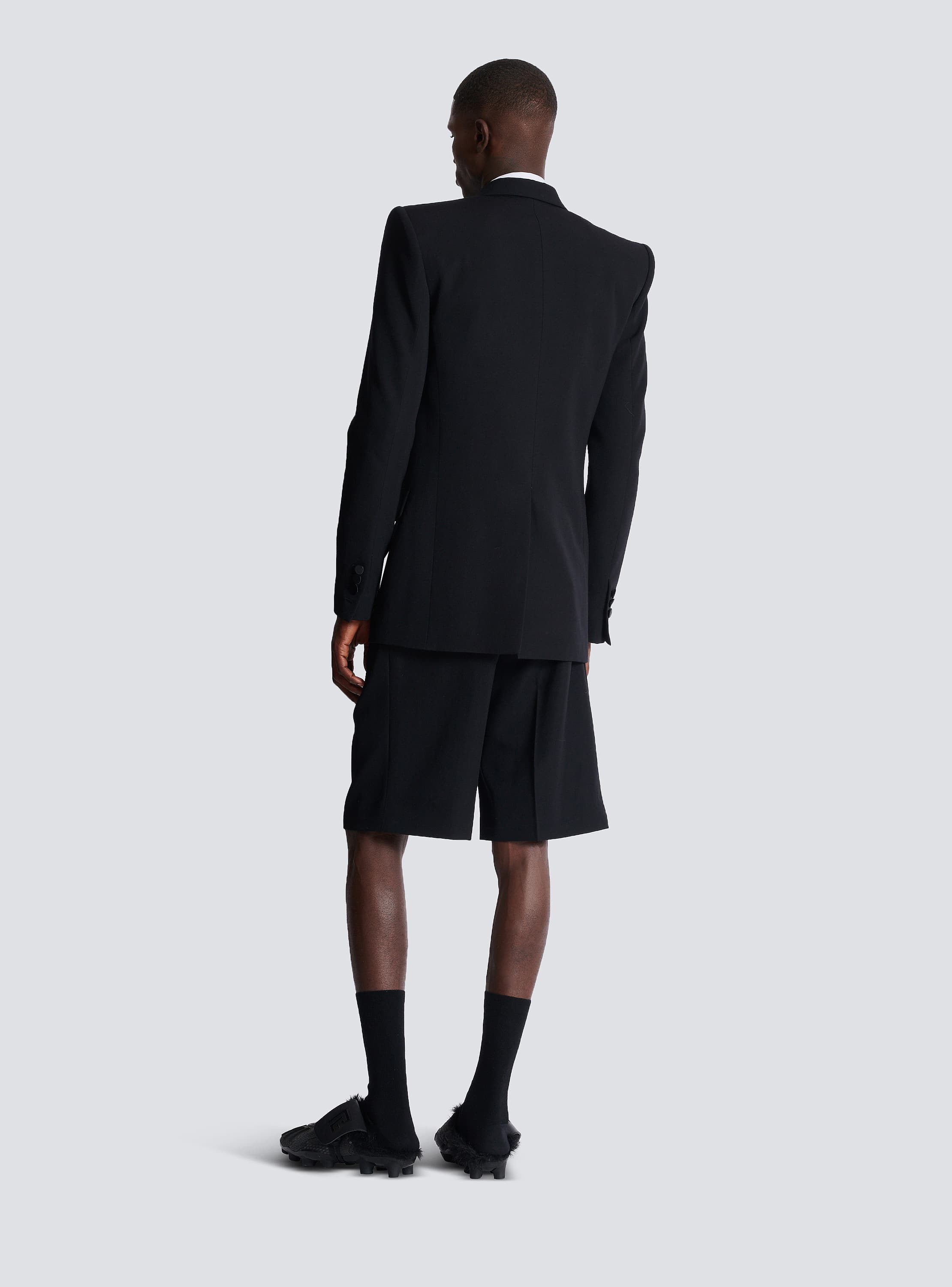 大人気新品 グレインドプードル製 ジャケット、サテンラペル - Men | BALMAIN 人文