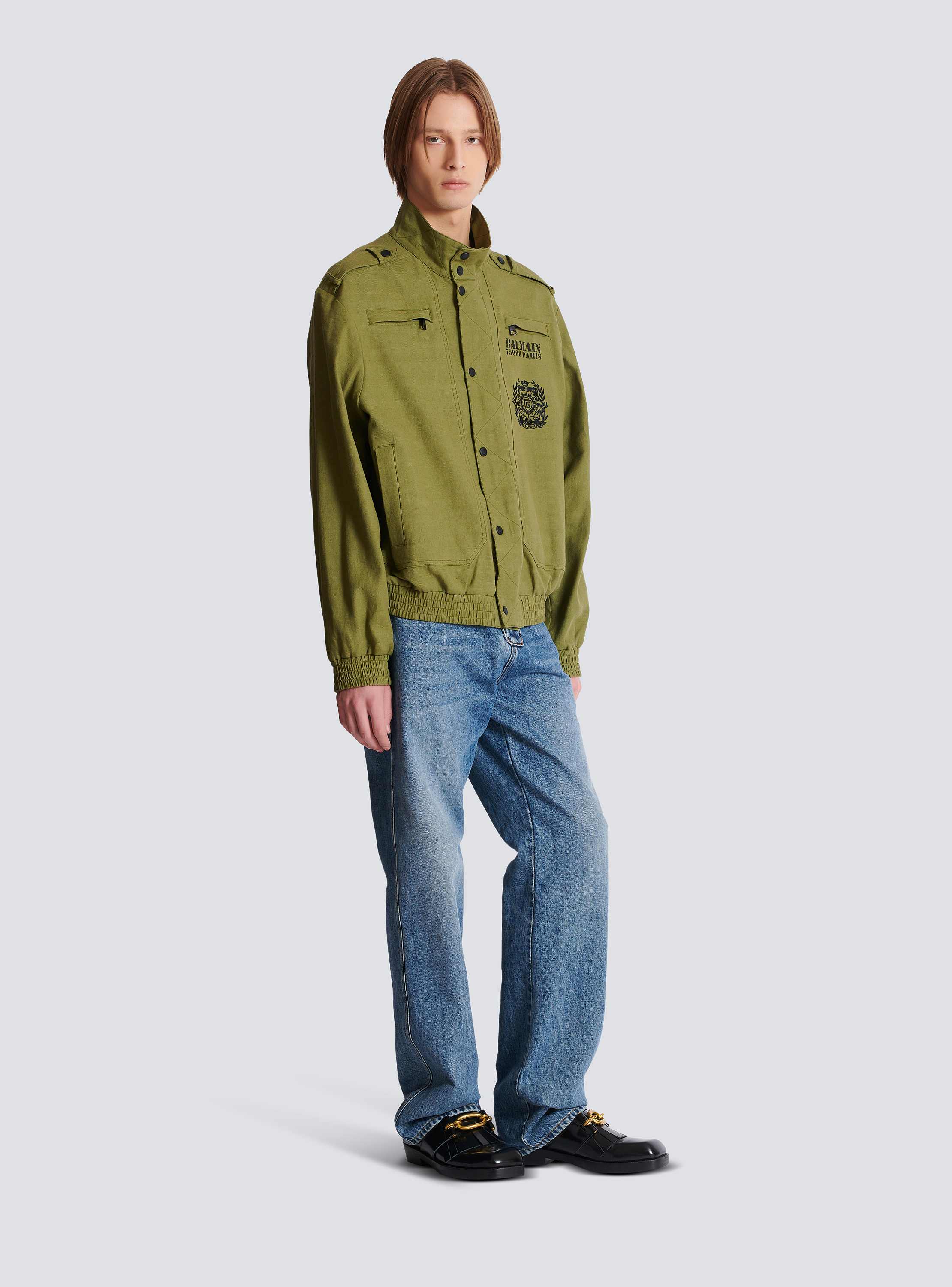 Cotton aviator-style jacket 