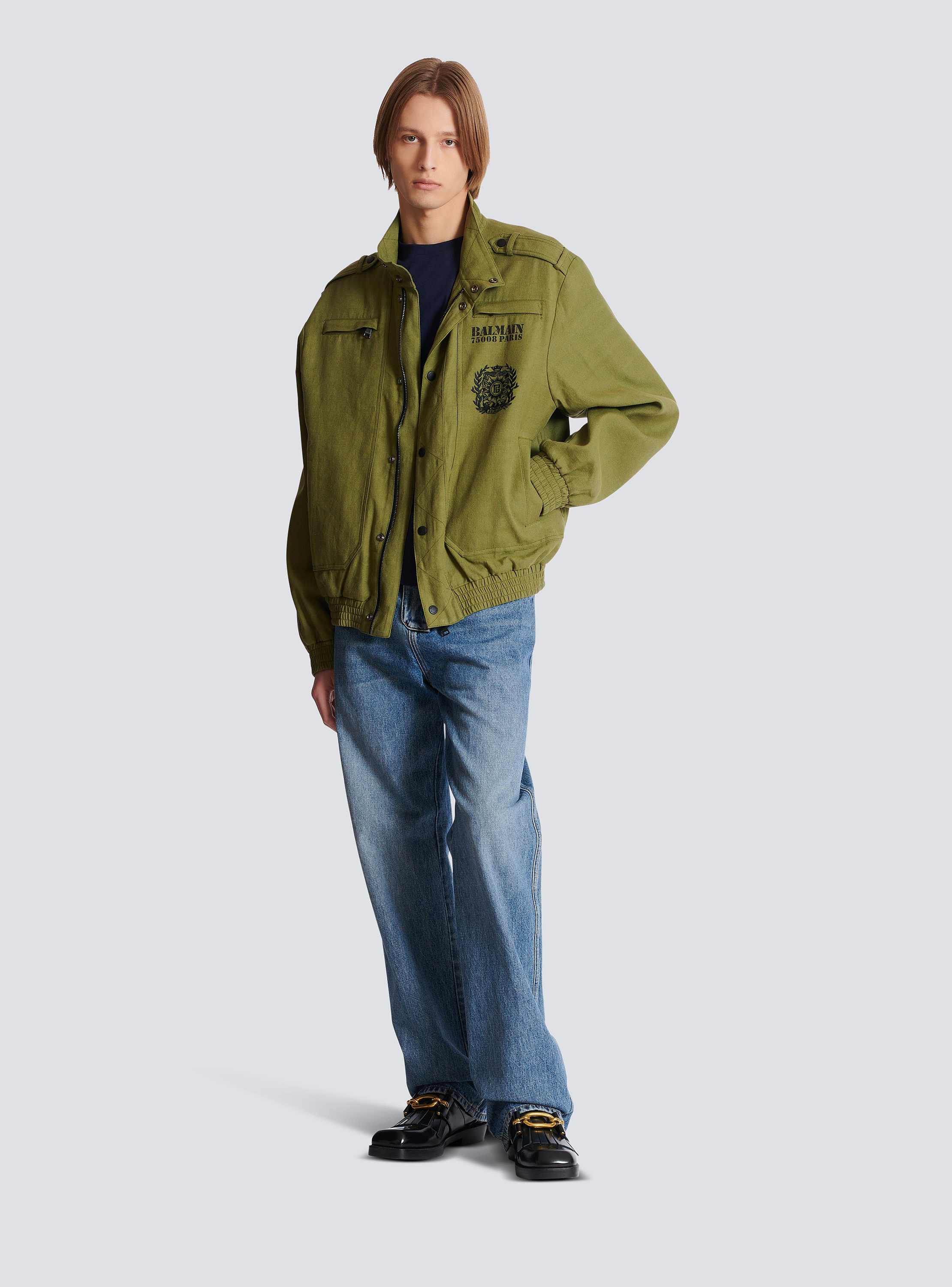 Cotton aviator-style jacket - Men | BALMAIN