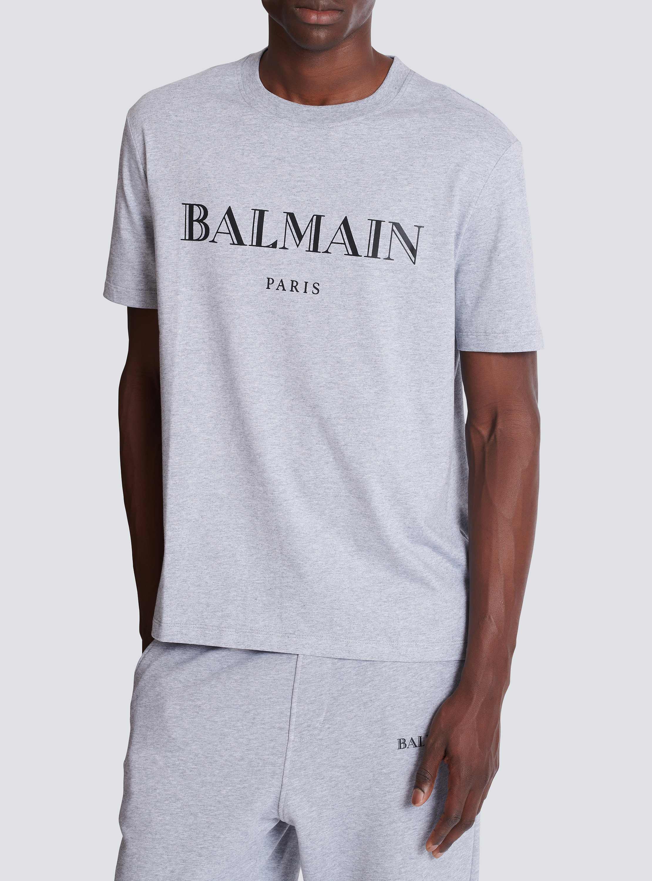 T-shirt with Balmain print